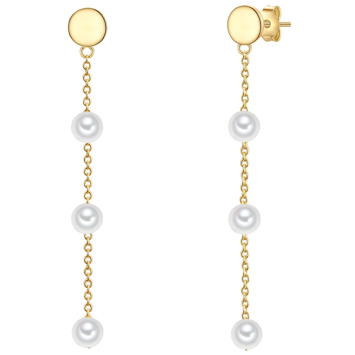 GLANZSTÜCKE MÜNCHEN GSM1929 Women's Earrings Yellow Gold
