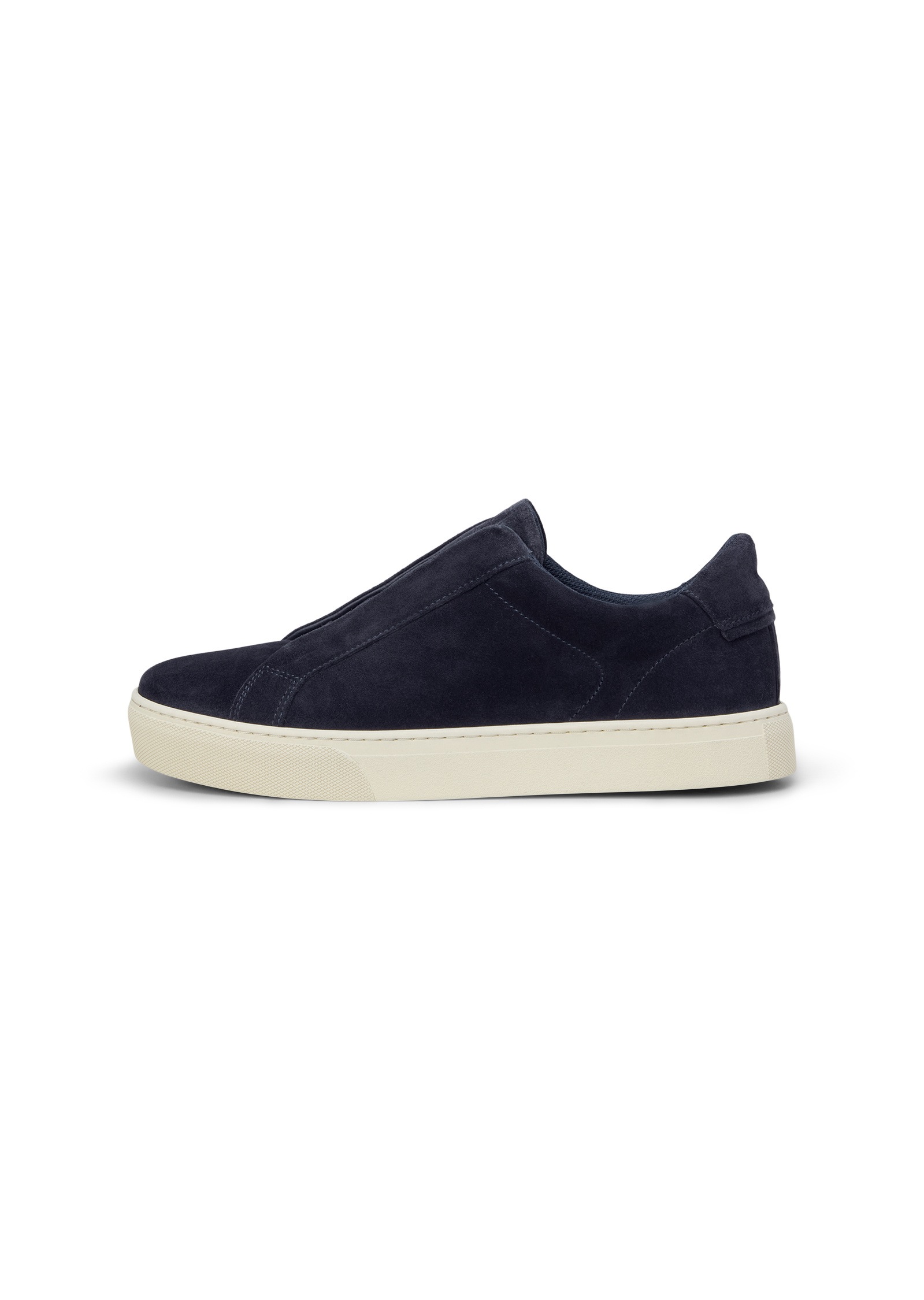 Sneaker MARC O'POLO "aus weichem Veloursleder", Herren, Gr. 44, navy, Obermaterial: 100% Leder (Rind), unifarben, Schuhe Sneaker 2
