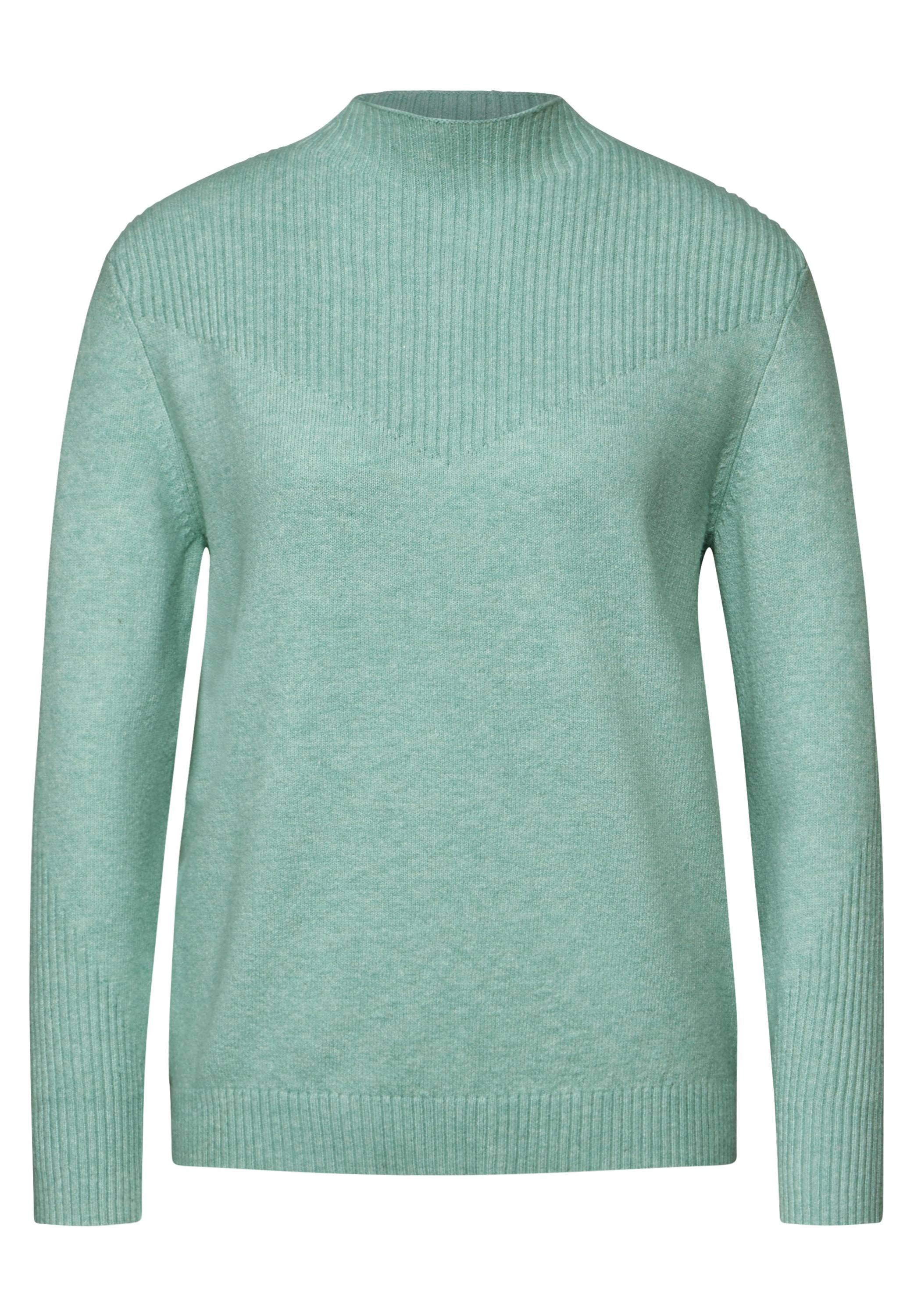STREET ONE Strickpullover, mit Stehkragen