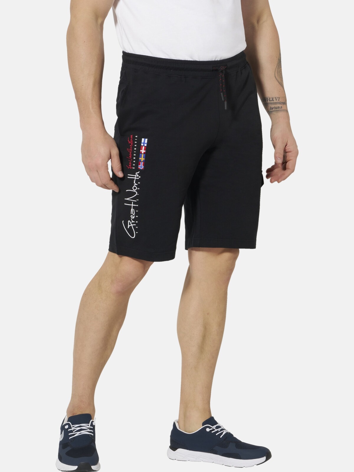 Jan Vanderstorm Sweatbermudas "Sweatbermuda HARTHAKNUT" günstig online kaufen