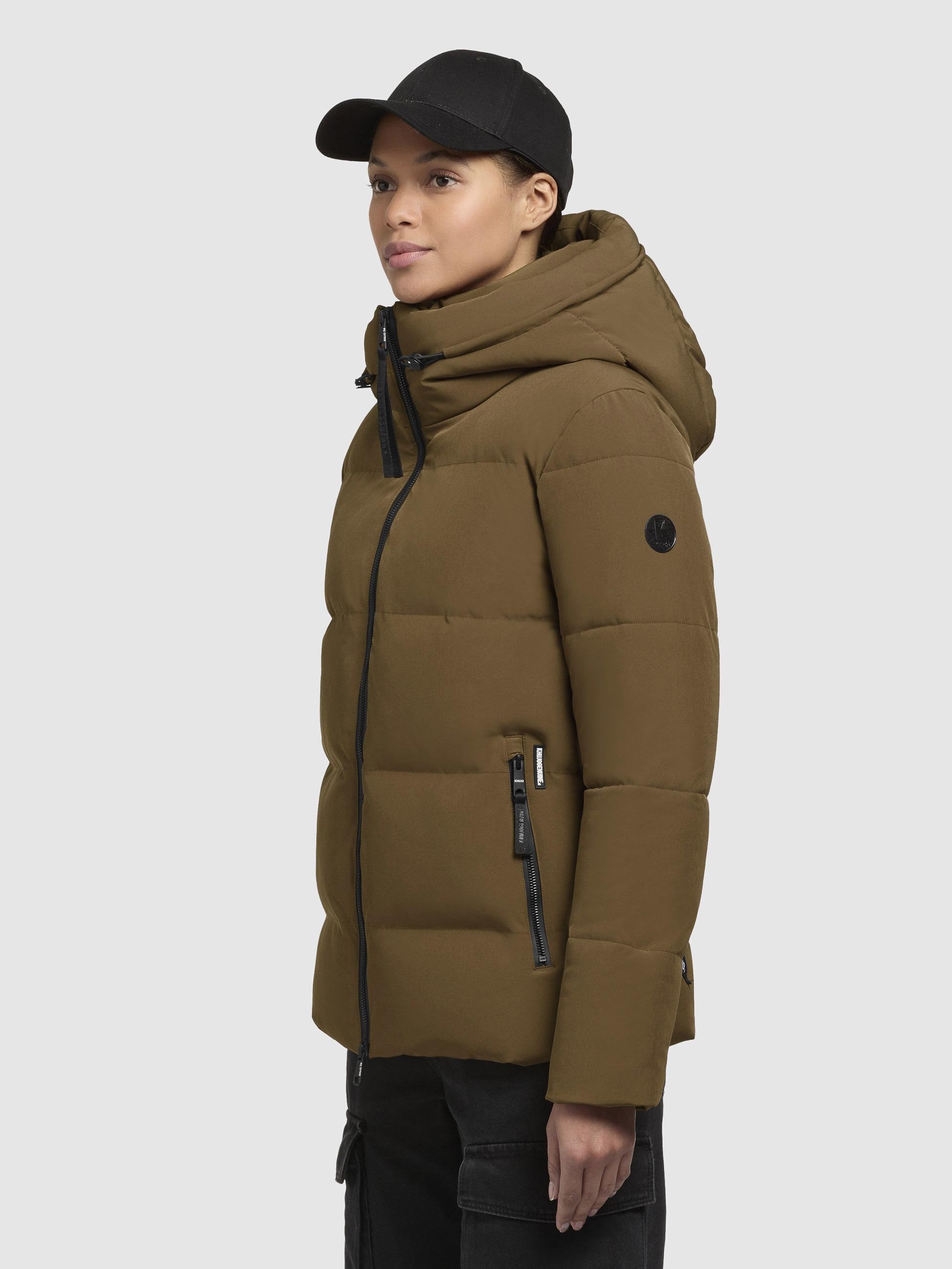 khujo Steppjacke "Fanc2-YM" mit Kapuze Kurze gesteppte Damen Winterjacke günstig online kaufen
