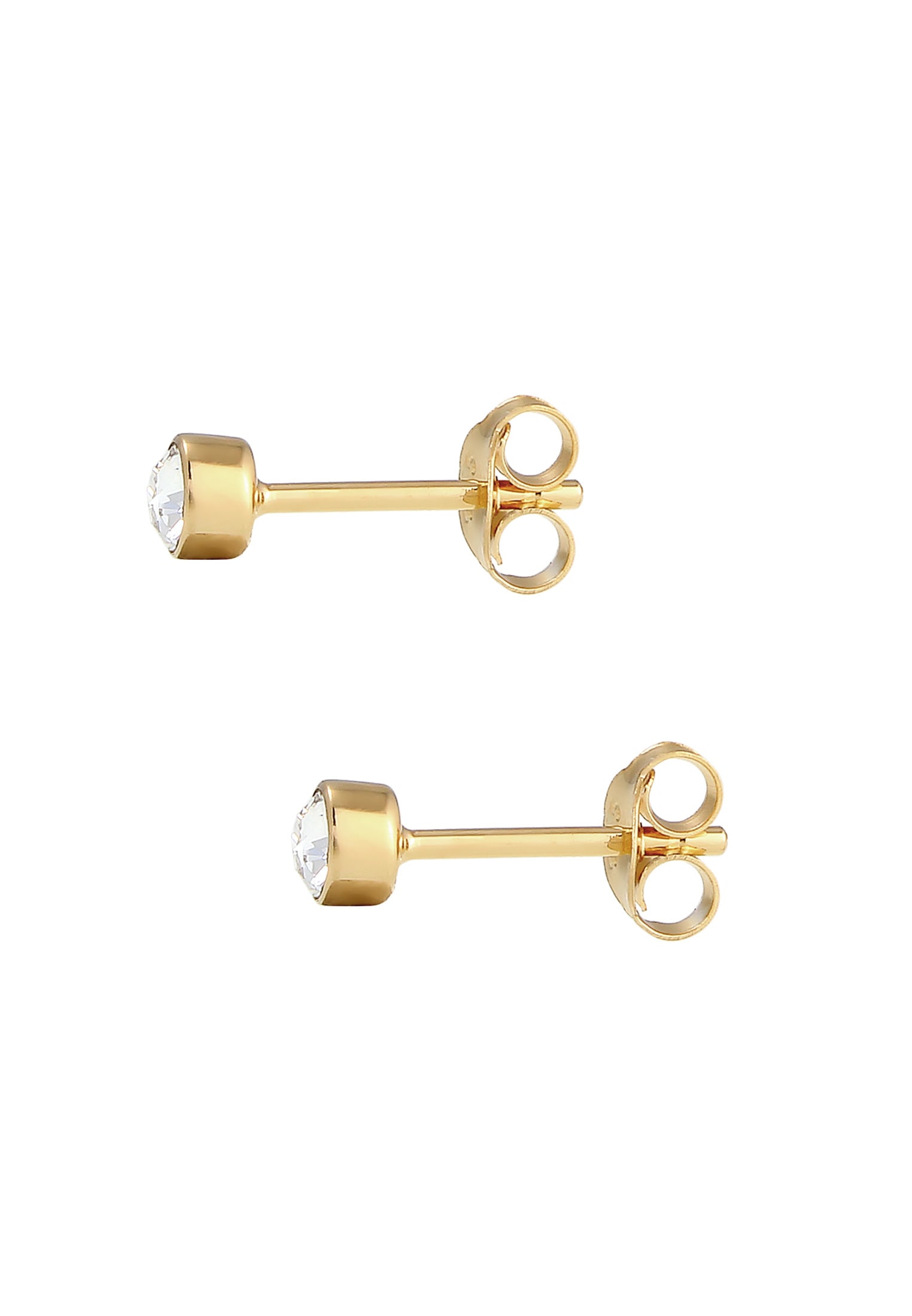 Elli Paar Ohrstecker »Ohrringe Ohrstecker Basic 925 Silber, mit Kristallen von Swarovski®«
