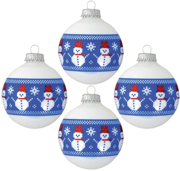 »Glaskkugeln St.), Krebs Lauscha bestellen Weihnachtsdeko, Weihnachtsbaumkugel Christbaumschmuck, Glas Band«, | 4 aus BAUR \