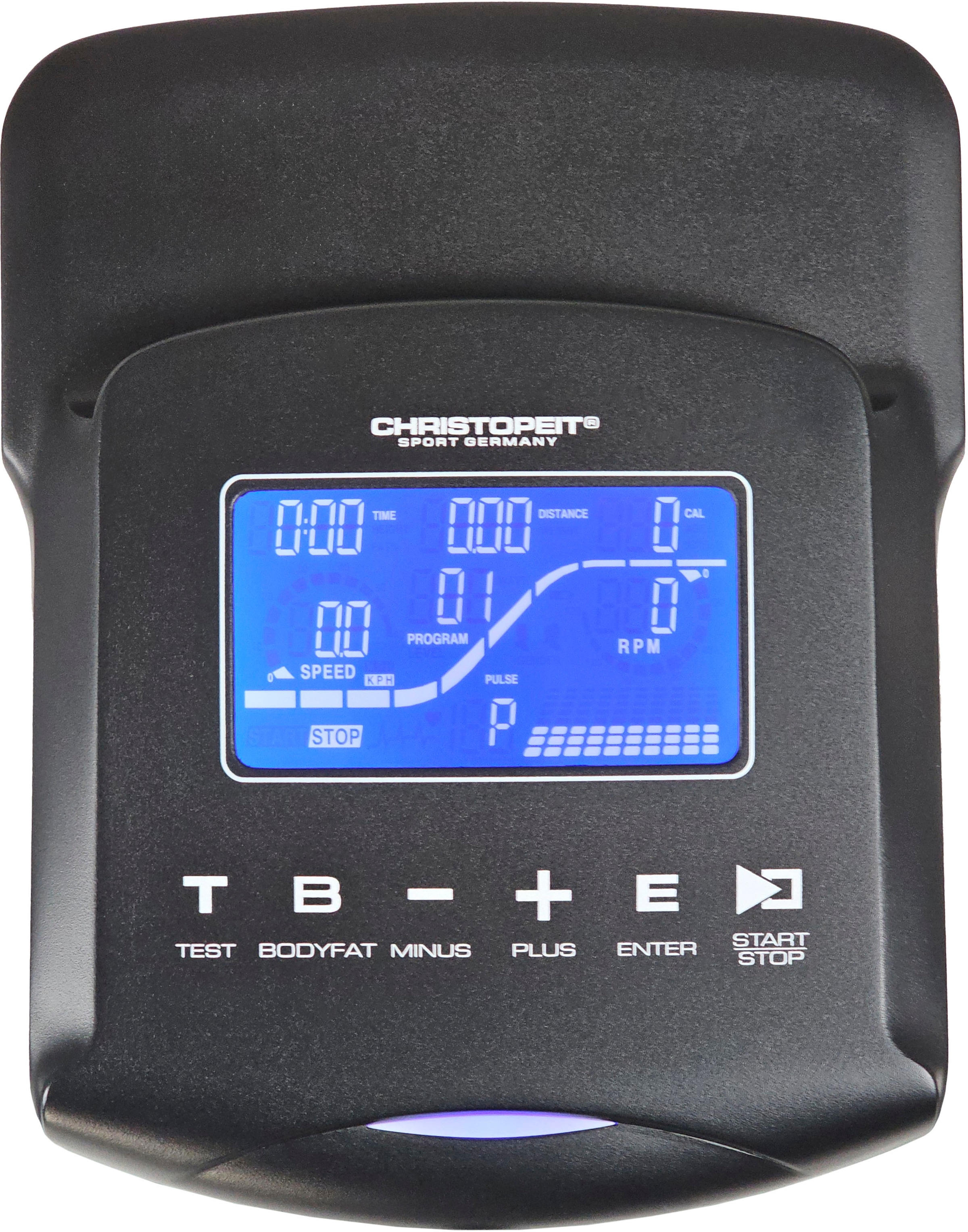 Christopeit Sport® Ergometer »Ergometer ET 5.1« 120 kg max. Benutzergewicht, Fahrrad, 32 Widerstandsstufen