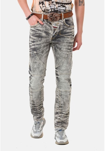 Cipo & Baxx Cipo & Baxx Straight-Jeans su plotis Z...