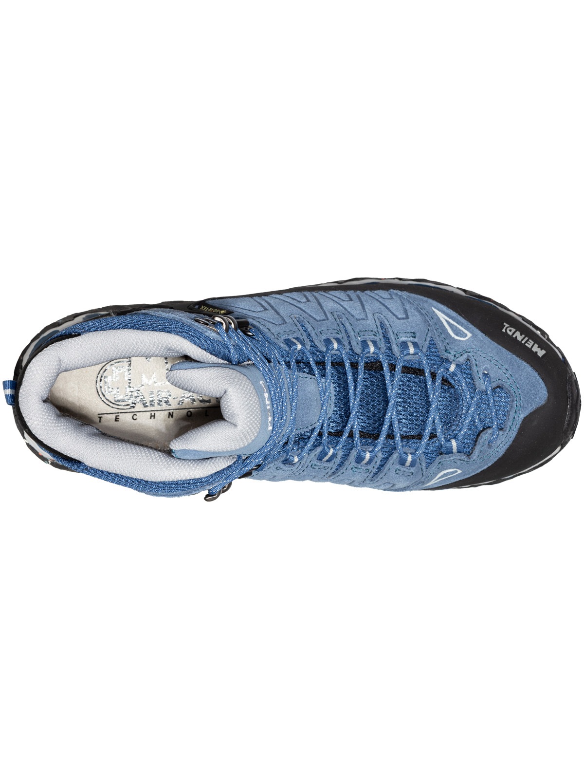 Wanderschuh MEINDL "Meindl Lite Hike Lady GORE-TEX", Damen, Gr. 37,5, Normalschaft, blau, Veloursleder, Schuhe Wanderschuh, GORE-TEX – Winddicht, wasserdicht und atmungsaktiv 3