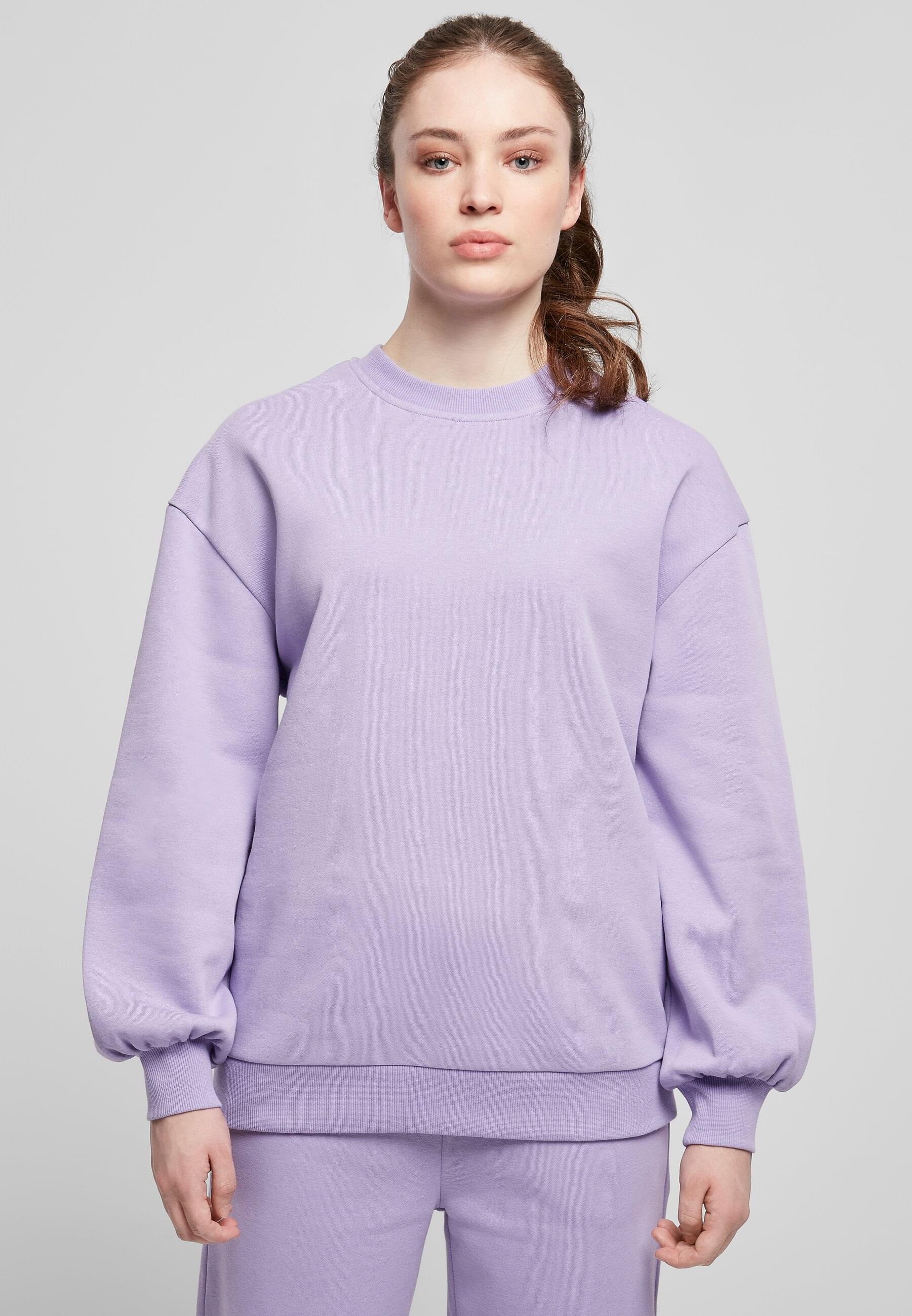 URBAN CLASSICS Sweatshirt »Urban Classics Damen Ladies Organic Oversized Crew«, (1 tlg.)