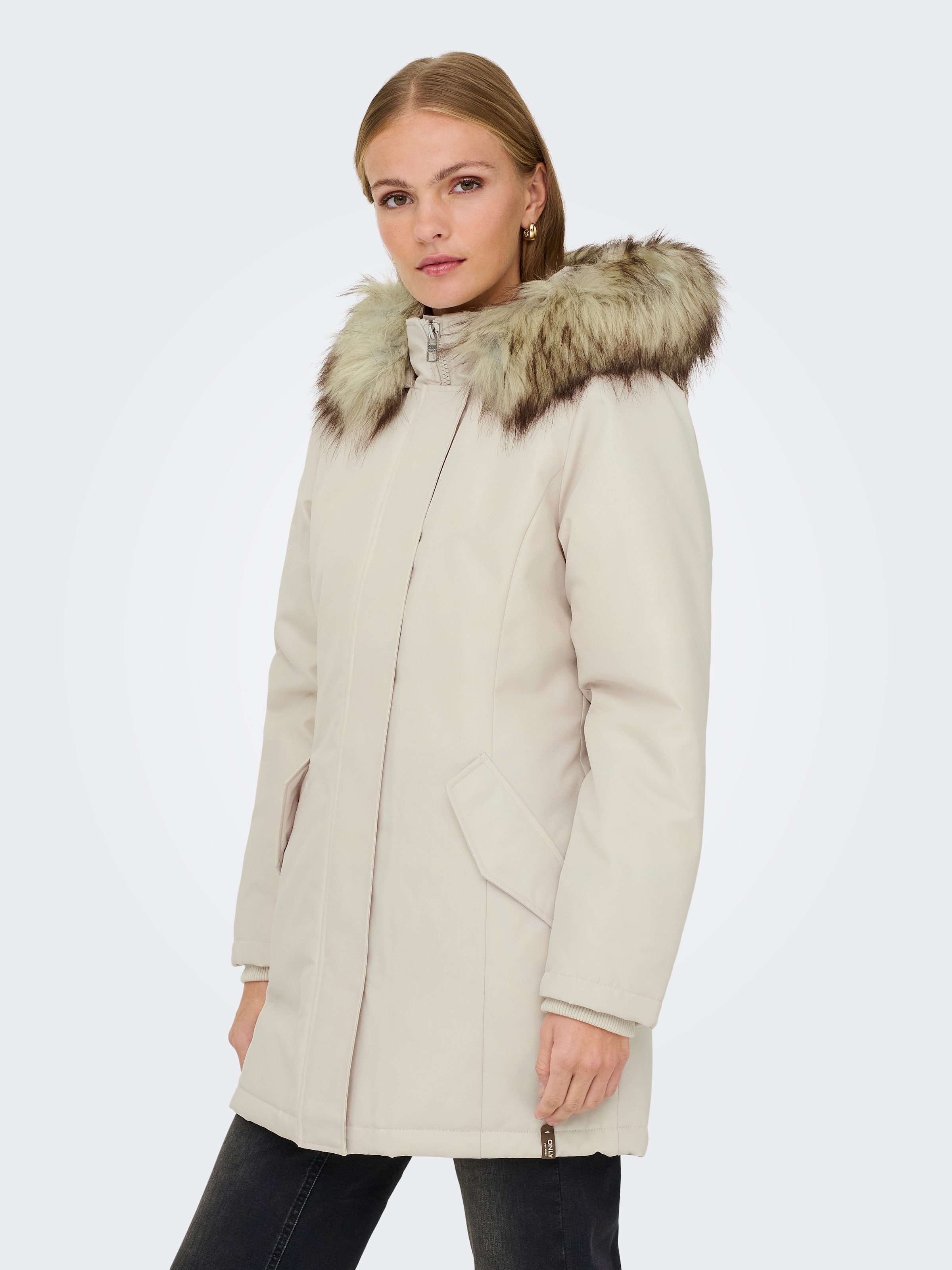 ONLY Parka »ONLNEWKATY PARKA LIFE OTW CC«, mit Kapuze
