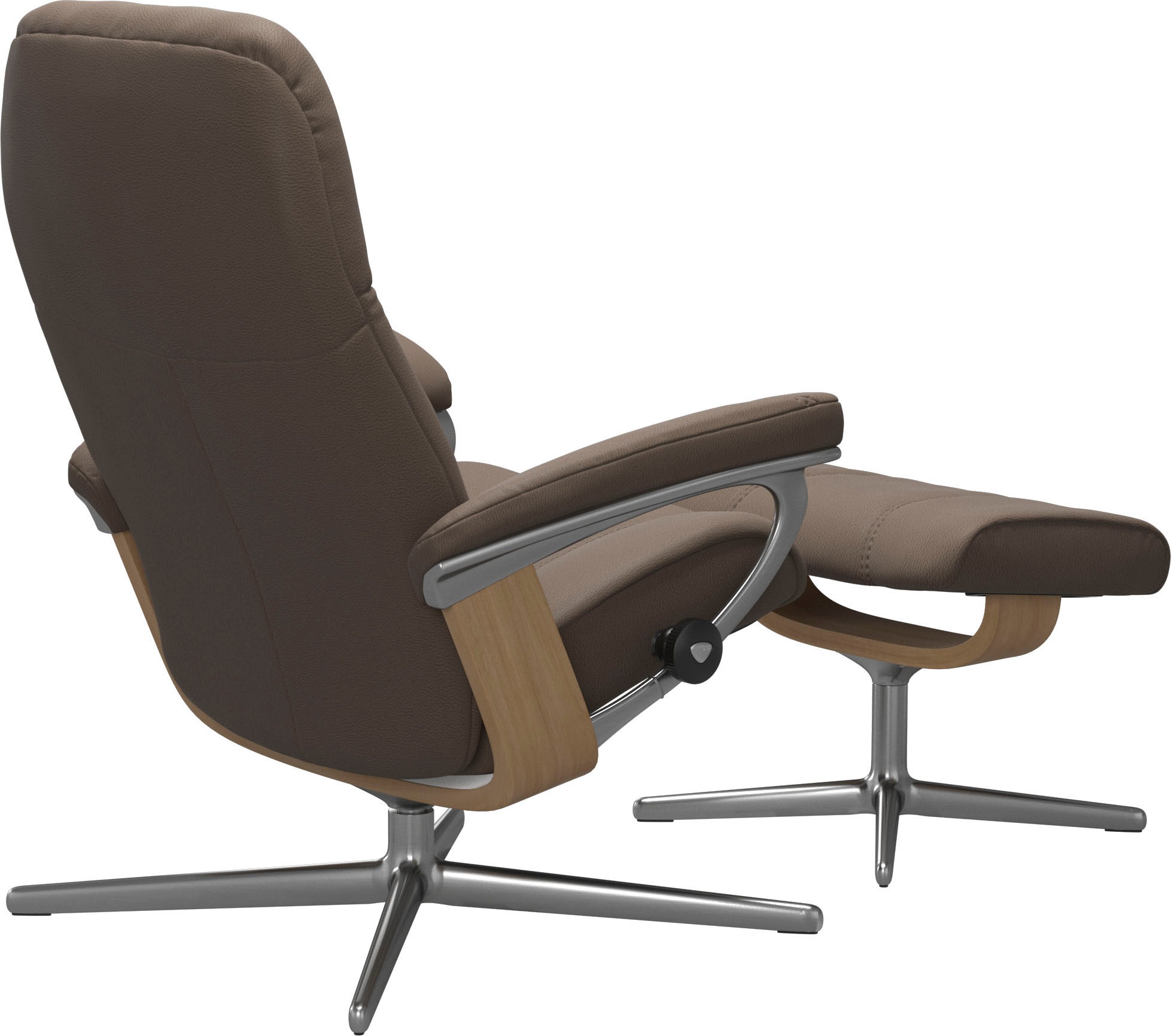 Stressless® Fußhocker »Consul«, mit Cross Base, Größe S, M & L, Holzakzent Eiche