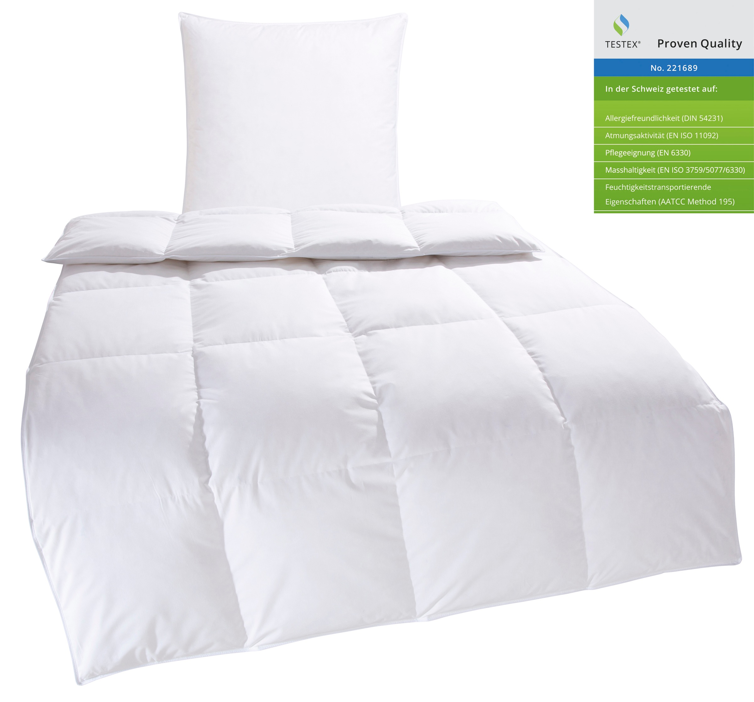 OTTO home Kassettenbett + Kopfkissen "RINA, Bettdecke in 135x200 & 155x220 günstig online kaufen