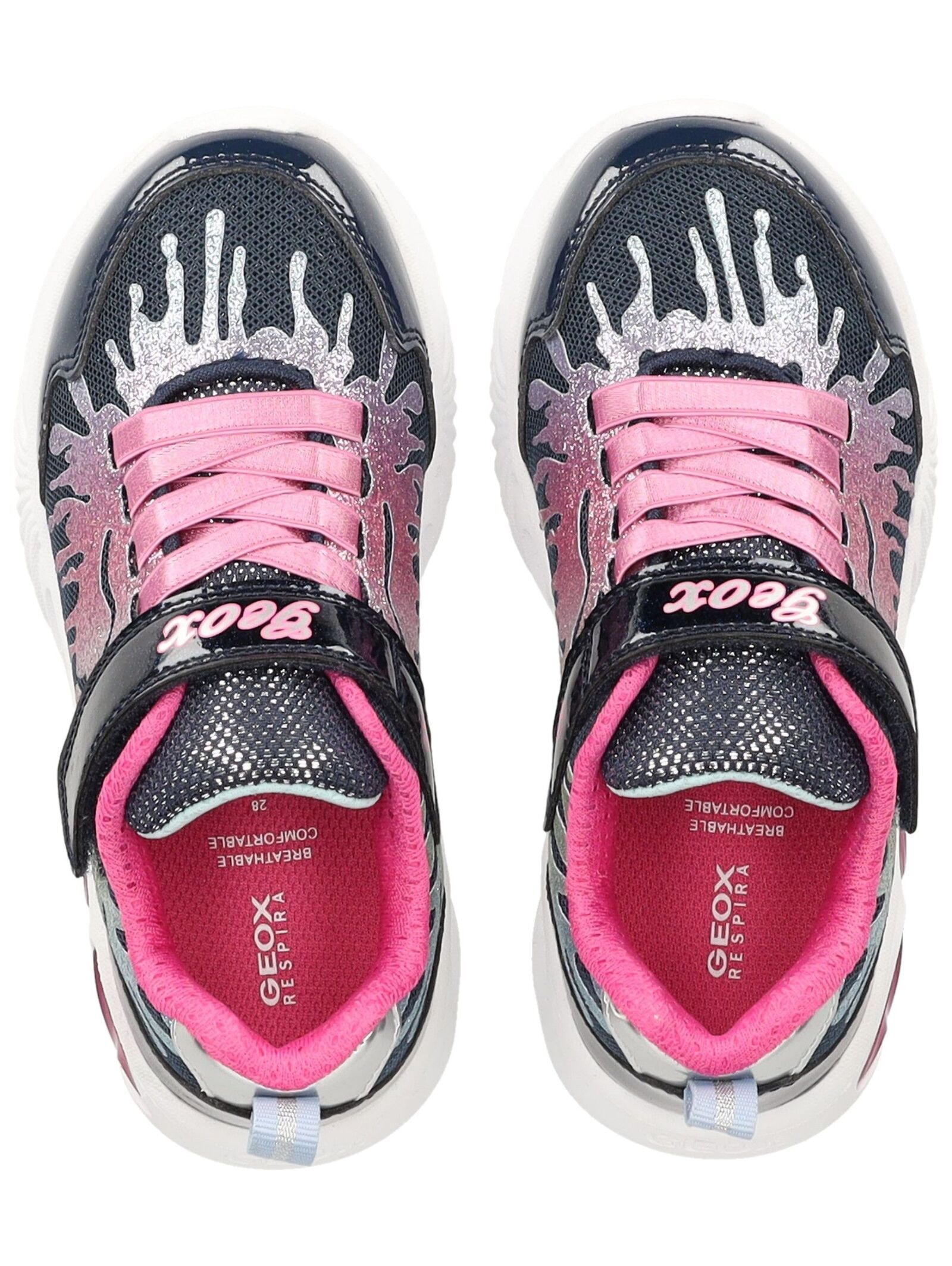 Geox Sneaker »Geox Sneaker Lederimitat/Mesh«
