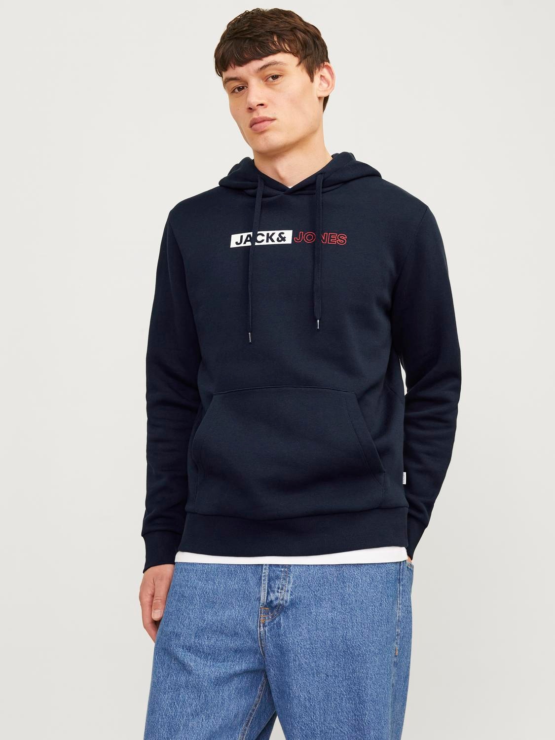 Jack & Jones Kapuzensweatshirt "JJECORP LOGO SWEAT HOOD PLAY NOOS" günstig online kaufen