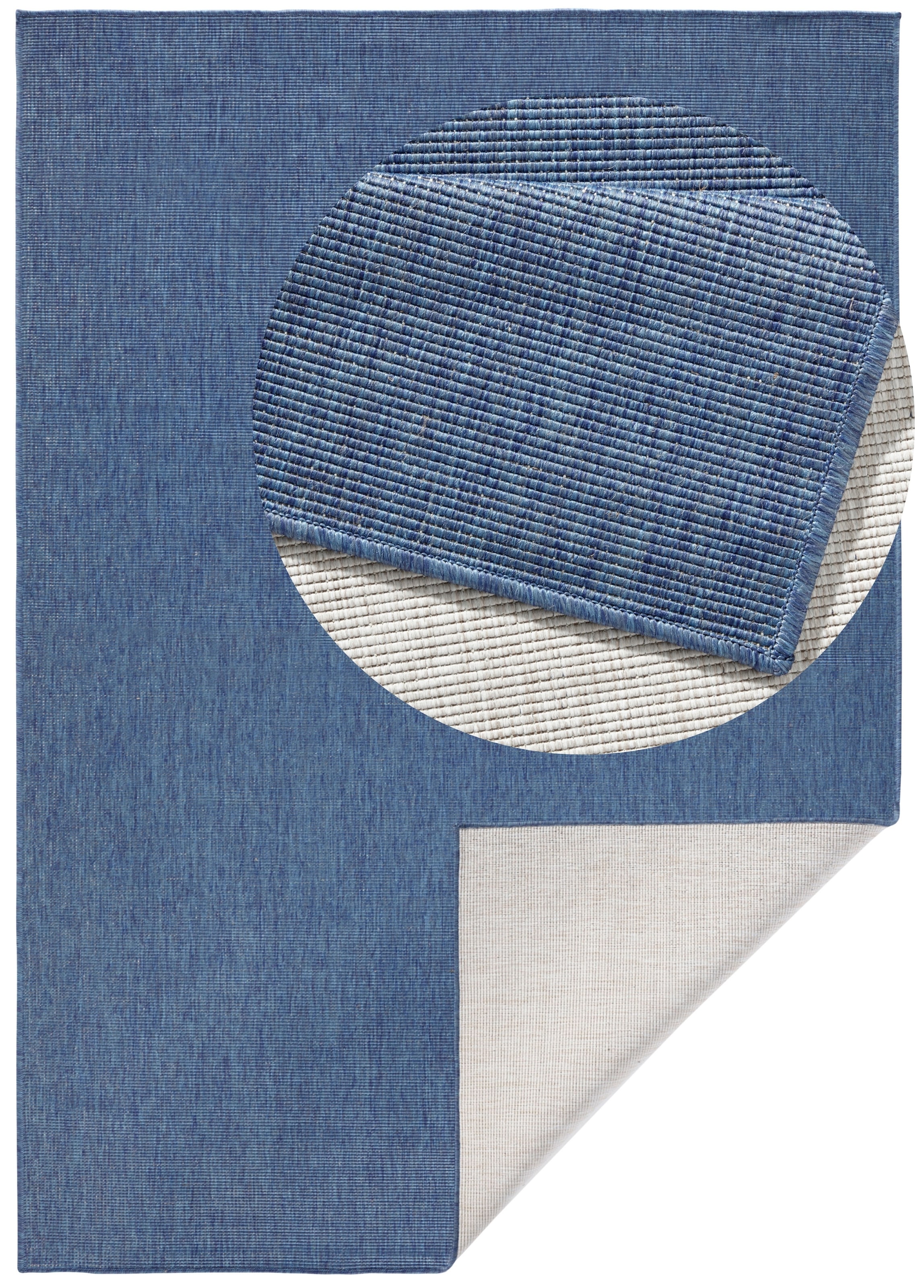 NORTHRUGS Teppich »Miami Wendeteppich«, rechteckig, 5 mm Höhe, In-& Outdoor, Wetterfest, Balkon, Läufer, Wohnzimmer, Wasserfest