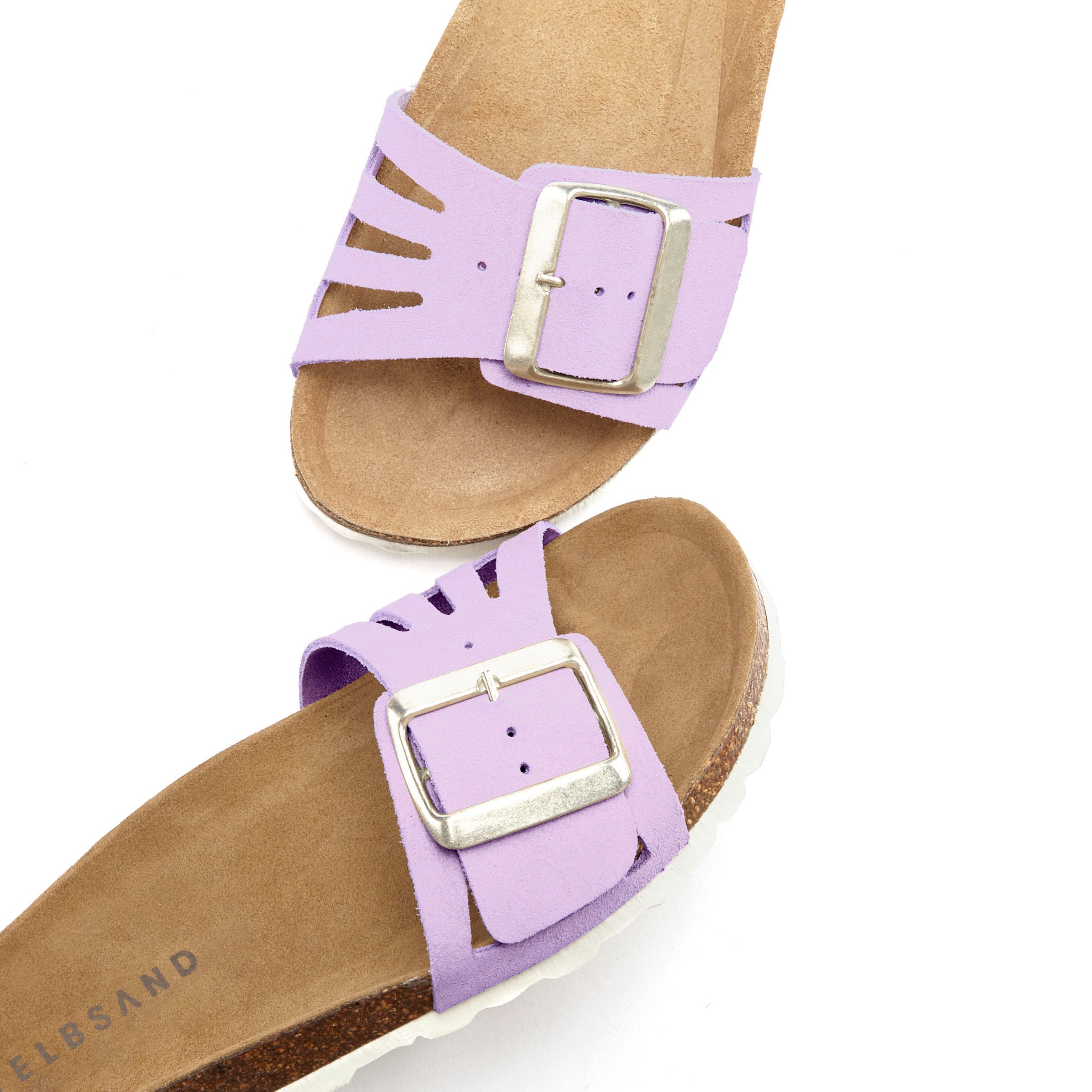 ELBSAND Mule Leather Lilac 39 3