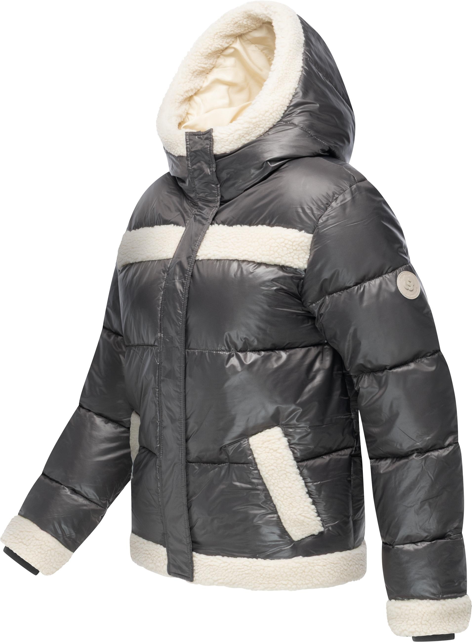Ragwear Winterjacke "Editah Shiny YOUMODO" mit Kapuze Jacke mit Plüsch-Deta günstig online kaufen
