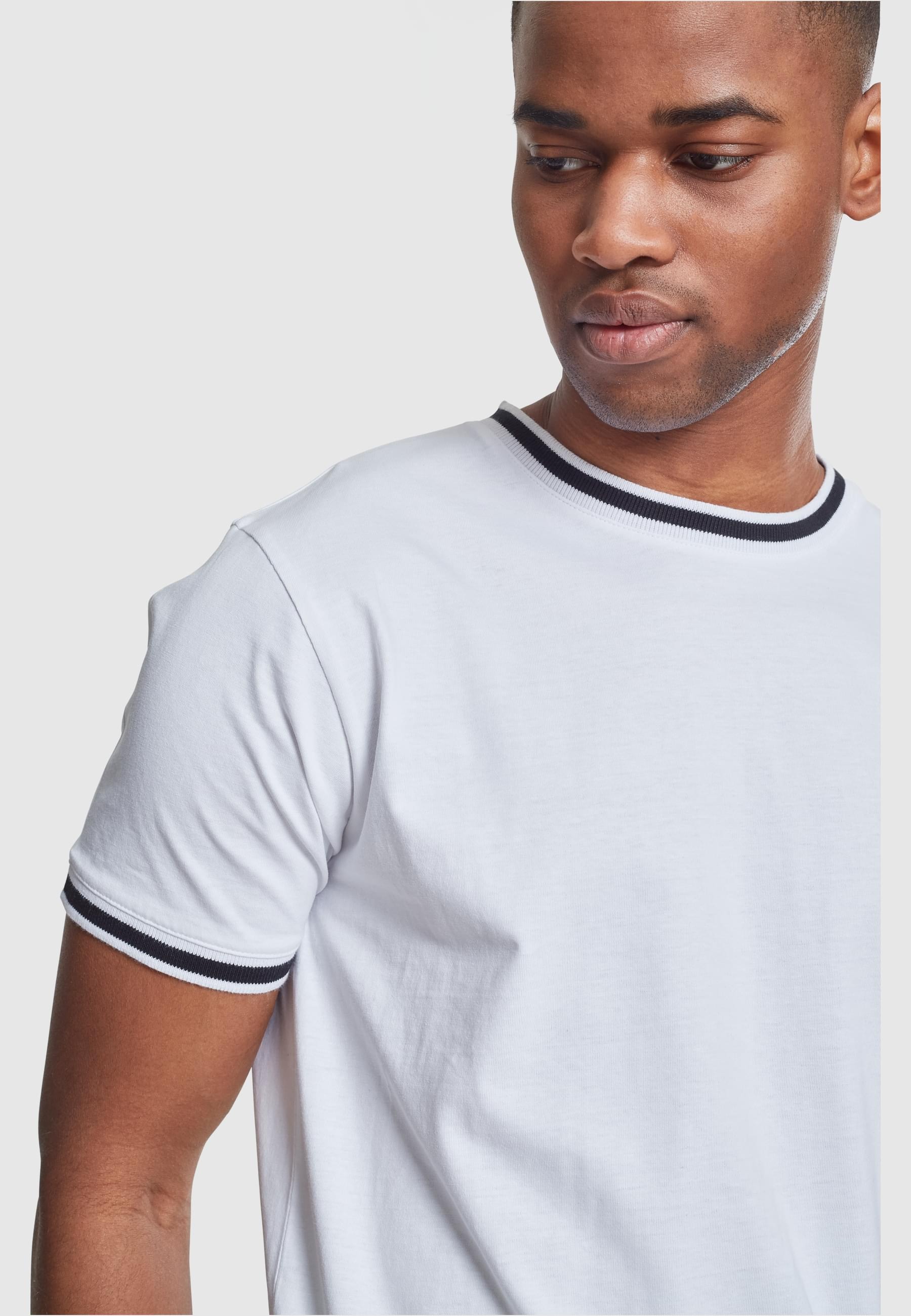 URBAN CLASSICS T-Shirt »Urban Classics Herren College Tee«, (1 tlg.)