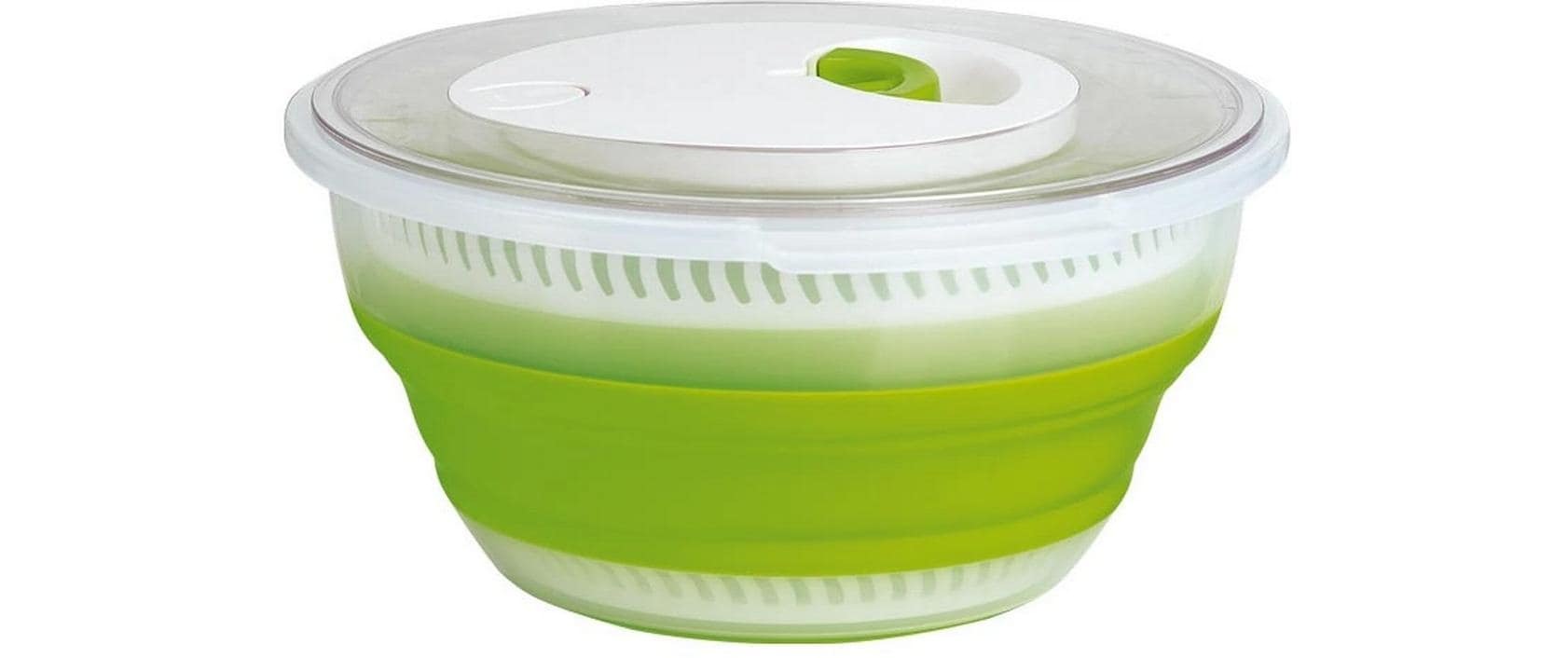 Emsa Grün Falt-Salatschleuder Basic 4L Transparent - Image 6