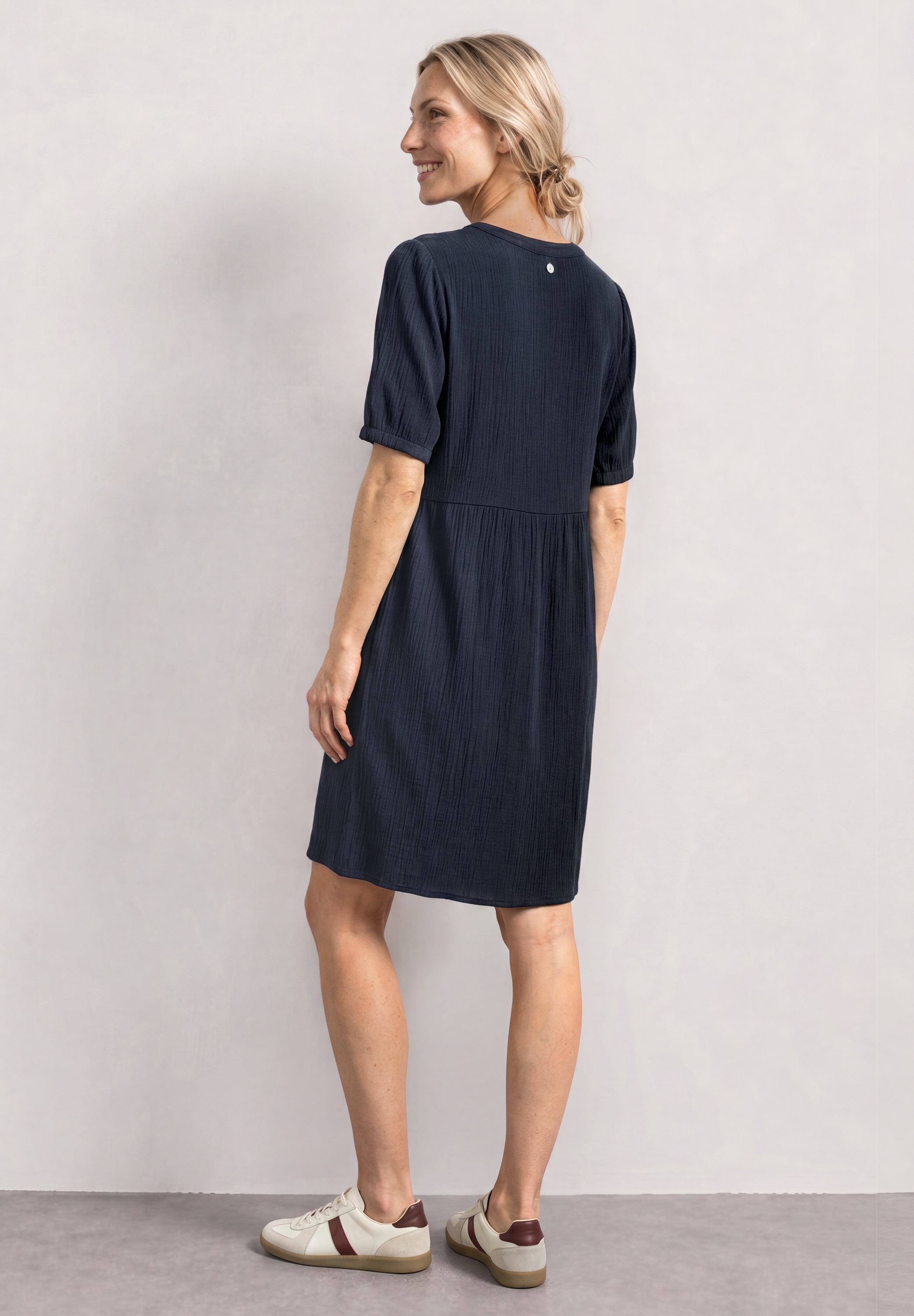 STREET ONE Blusenkleid Ohne Taschen knielang