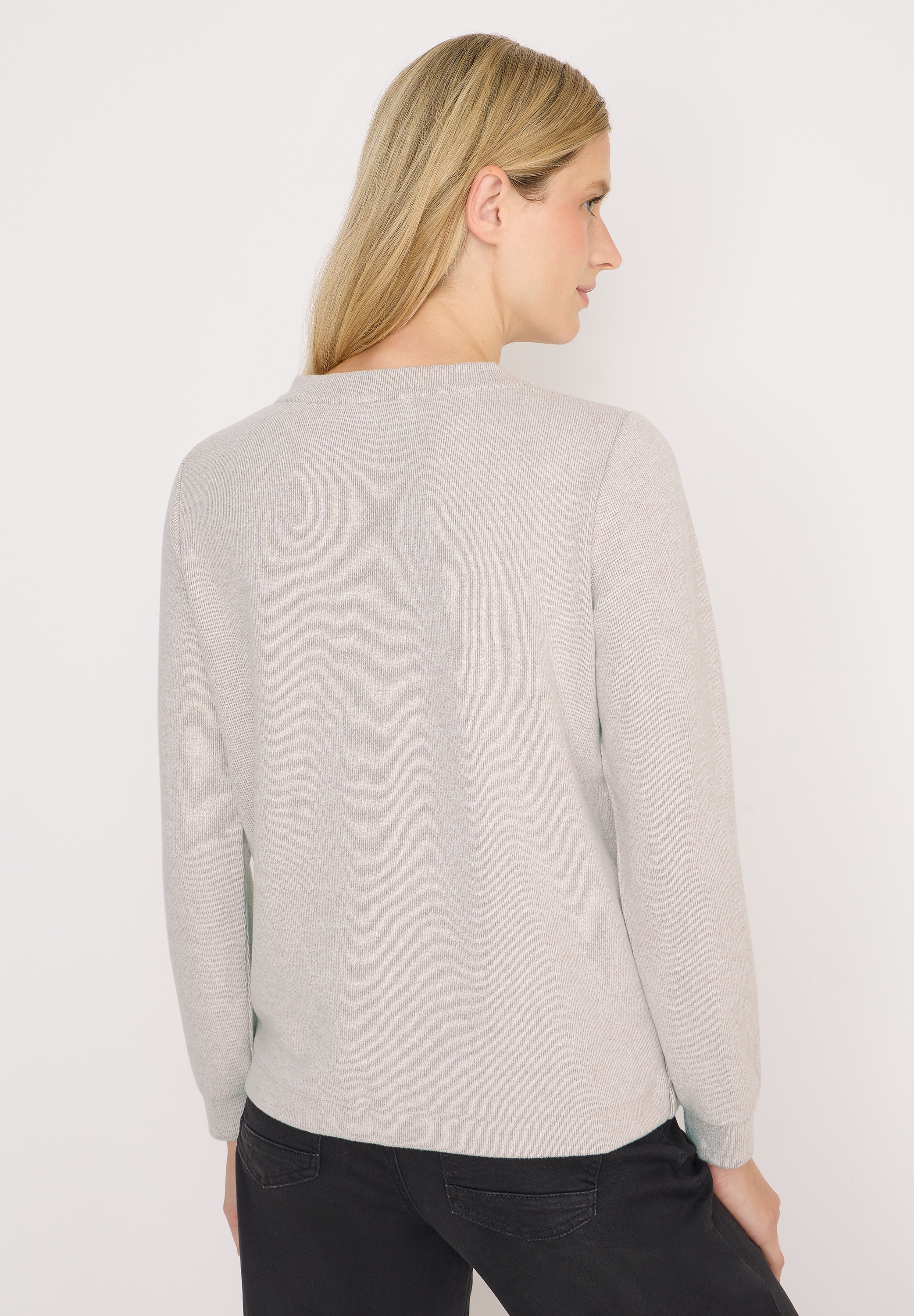 Cecil Langarmshirt, aus strecthigem Viskosematerial