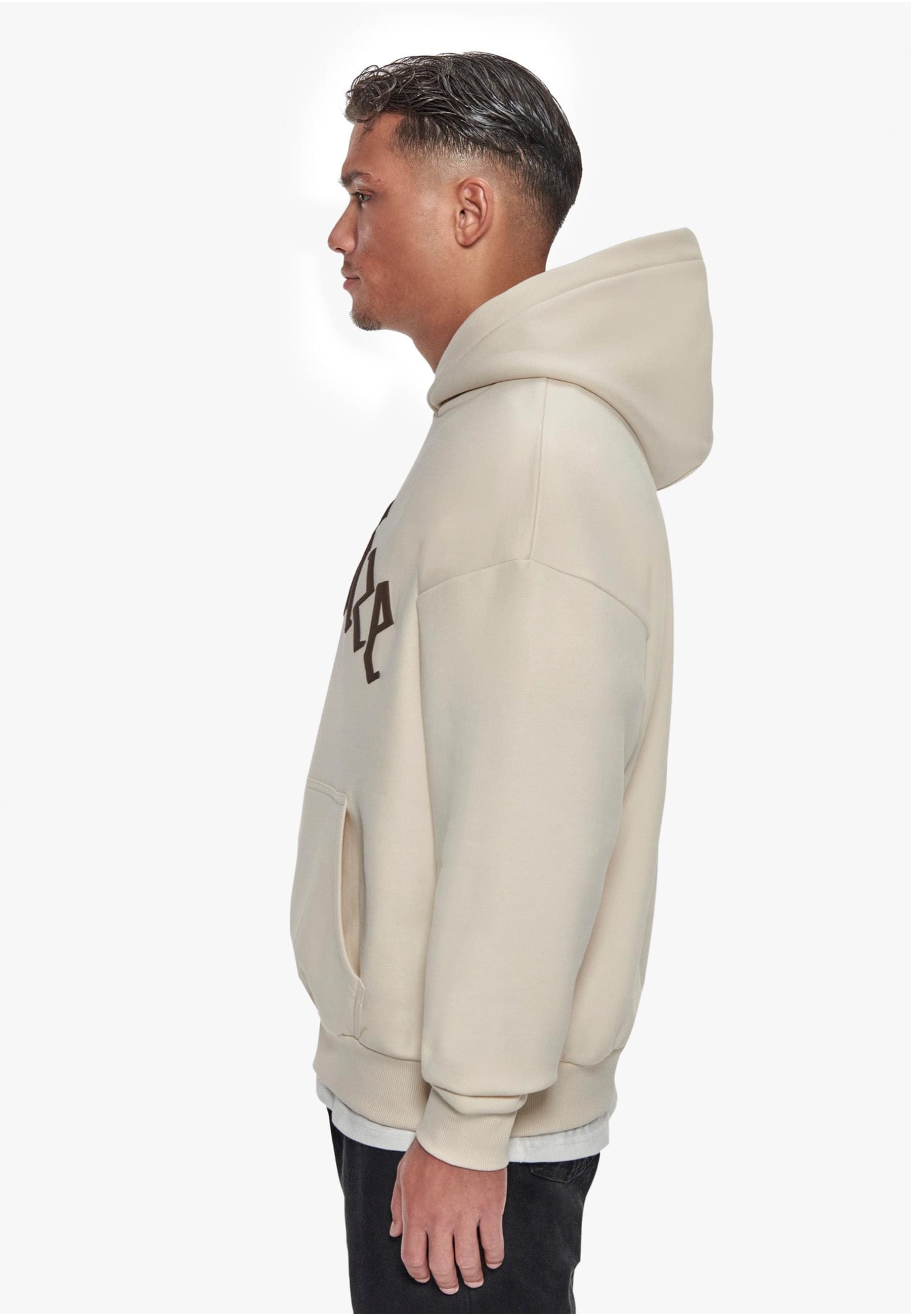 Dropsize Kapuzensweatshirt »Dropsize Herren Heavy Oversize Puffer Print Hoodie«, (1 tlg.)