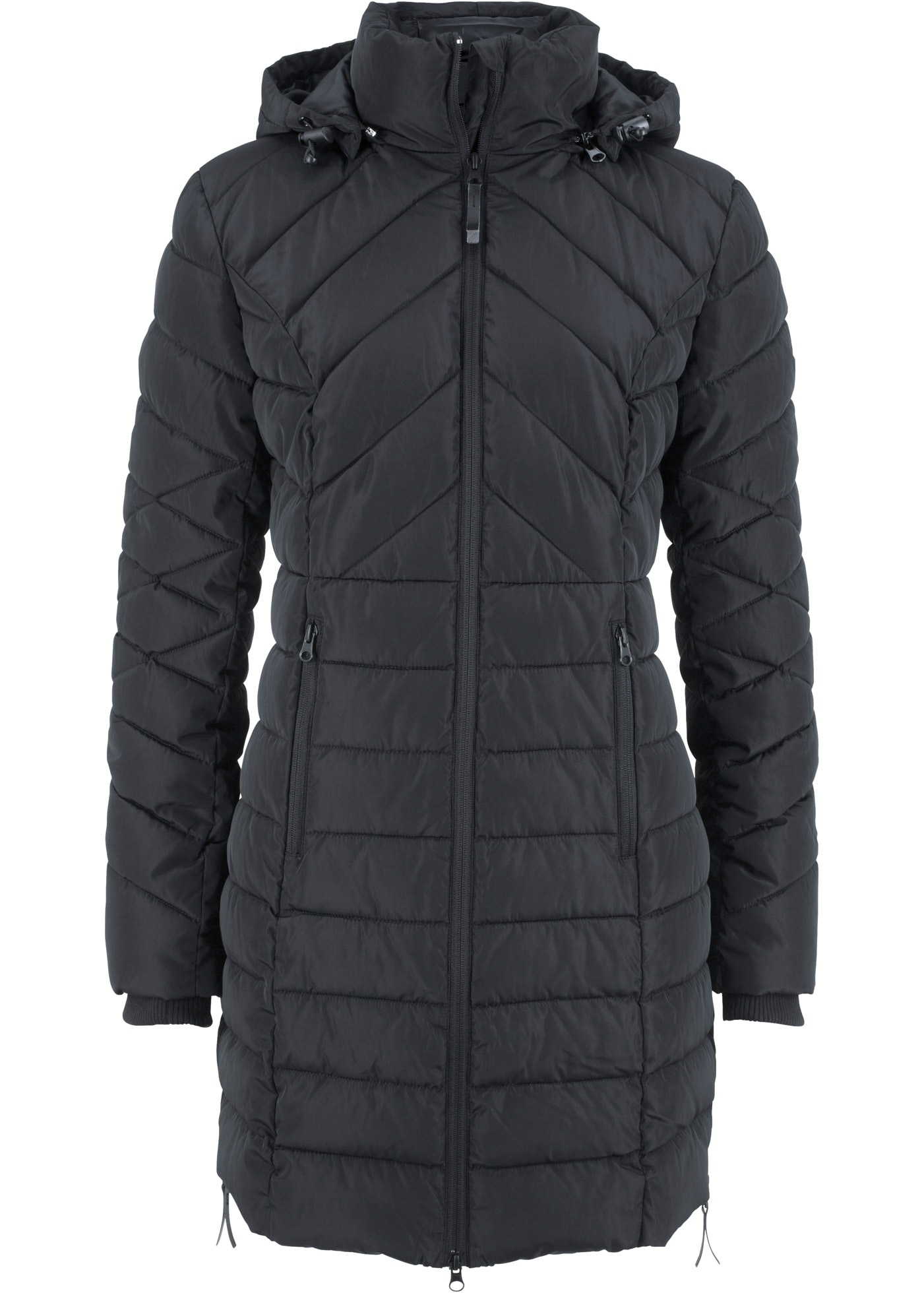 bonprix Steppjacke »Winterjacke« mit Kapuze Winterjacke mit Wattierung und abnehmbarer Kapuze