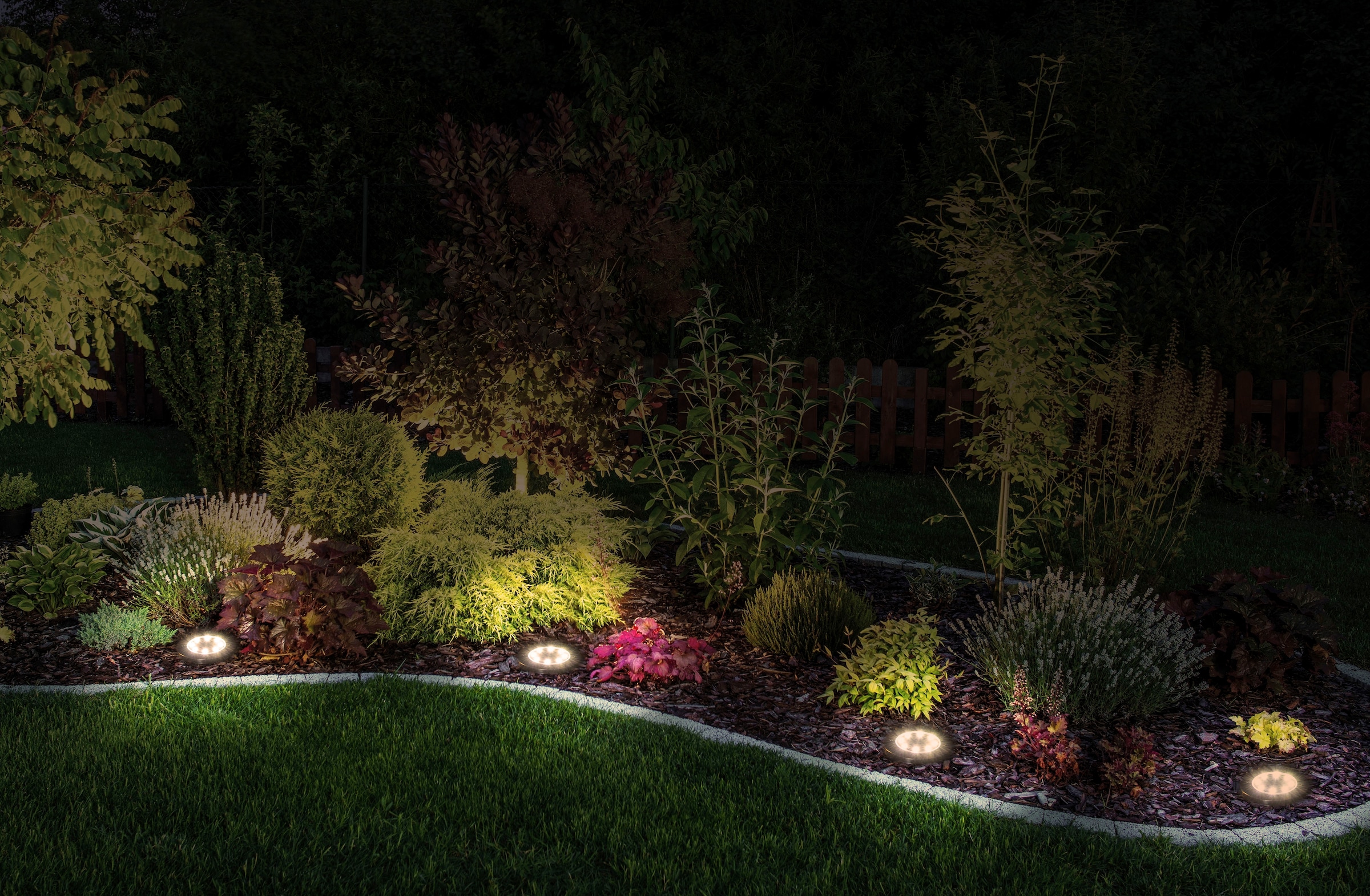 BAUR | näve,LED mit 3 kaufen Stück Gartenleuchte online