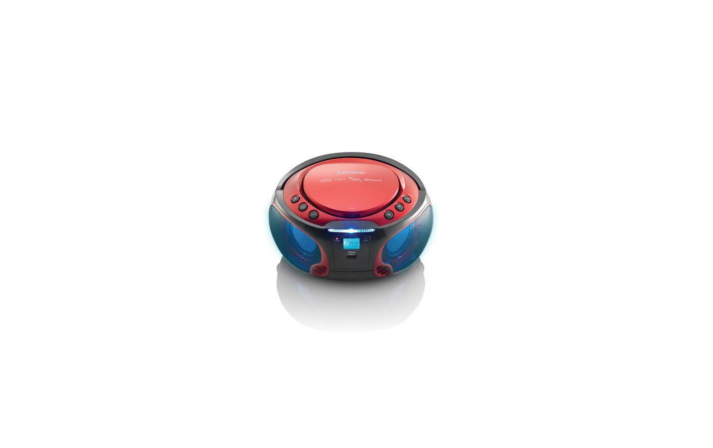 Lenco Radio »Portable Radio/CD-Player SCD-550 Rot« (Bluetooth | CD FM-Tuner )