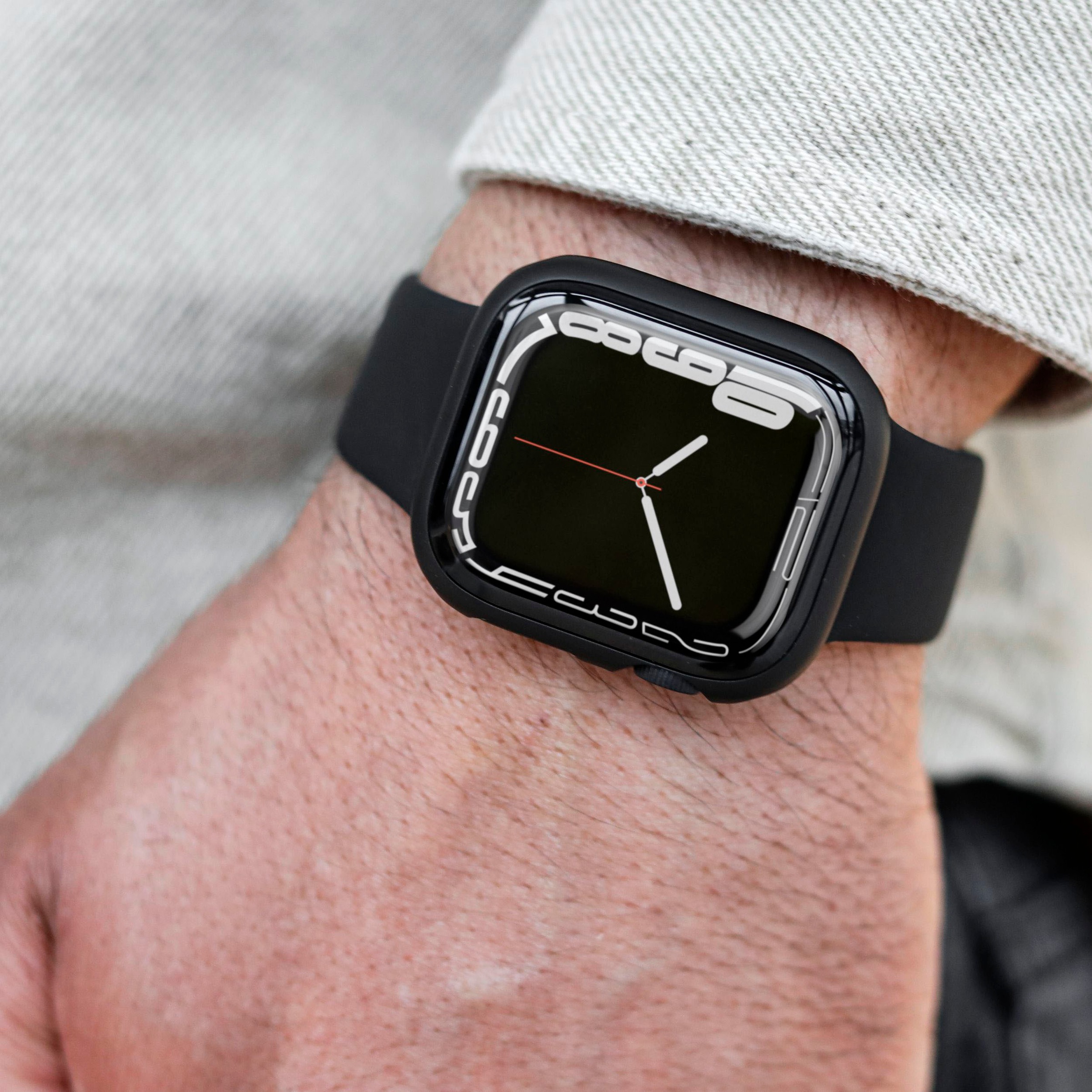 VONMÄHLEN Smartwatch-Hülle »Thin Case - Schutzhülle für Apple Watch 10, 41 mm, Black«