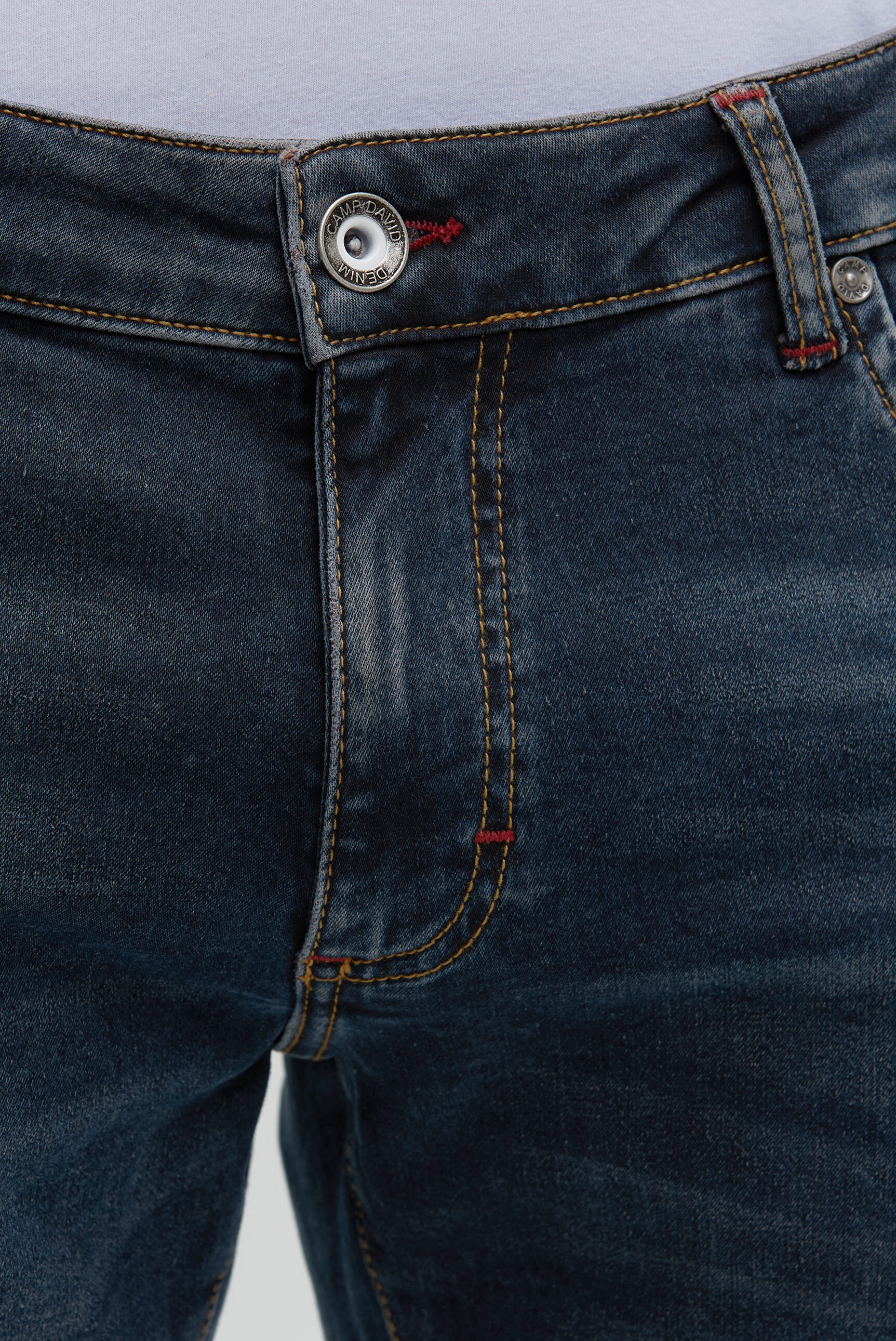 CAMP DAVID Comfort-fit-Jeans mit zwei Leibhöhen