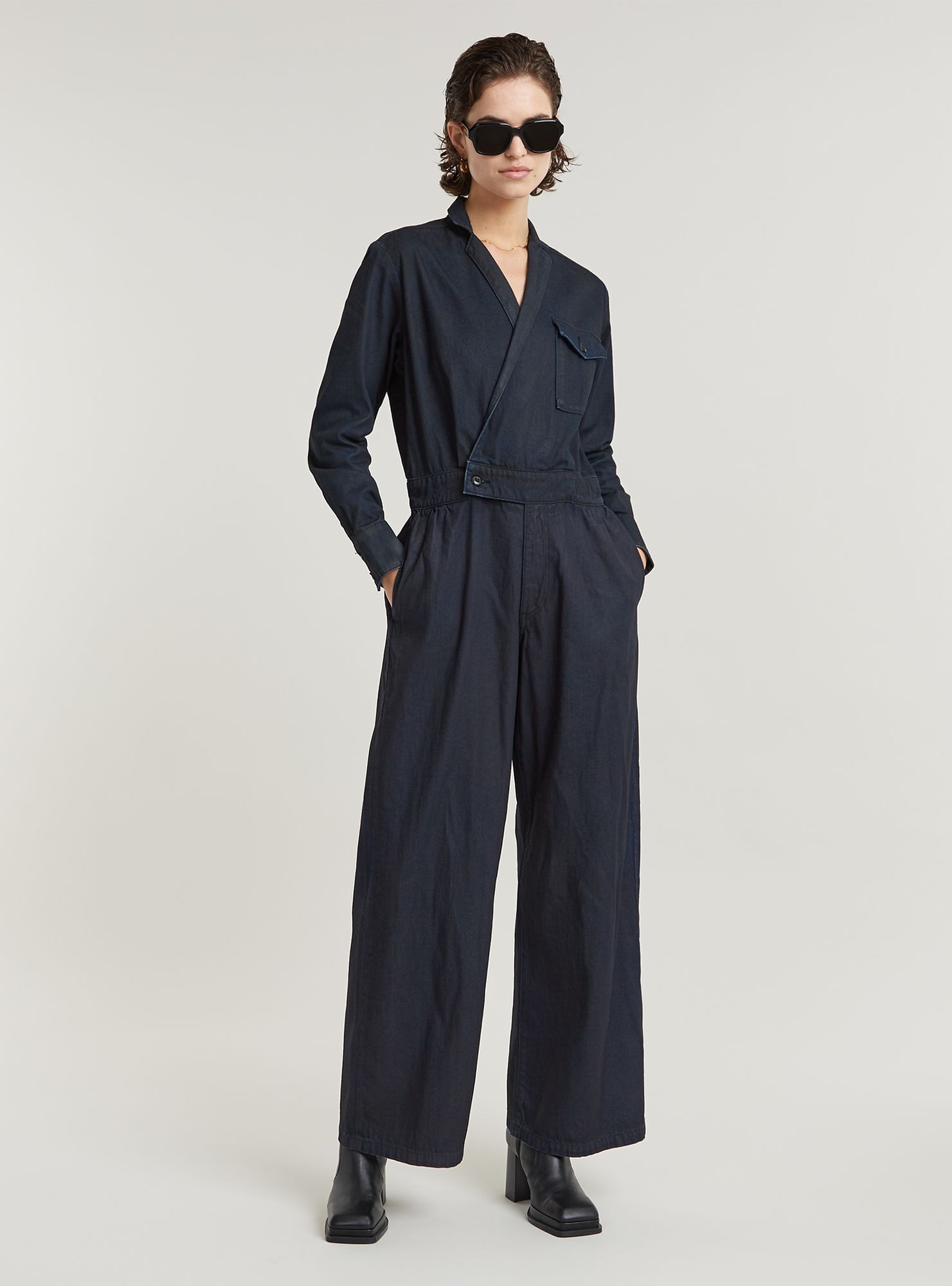 G-STAR Jumpsuit "Tailored Wrap Jumpsuit" günstig online kaufen