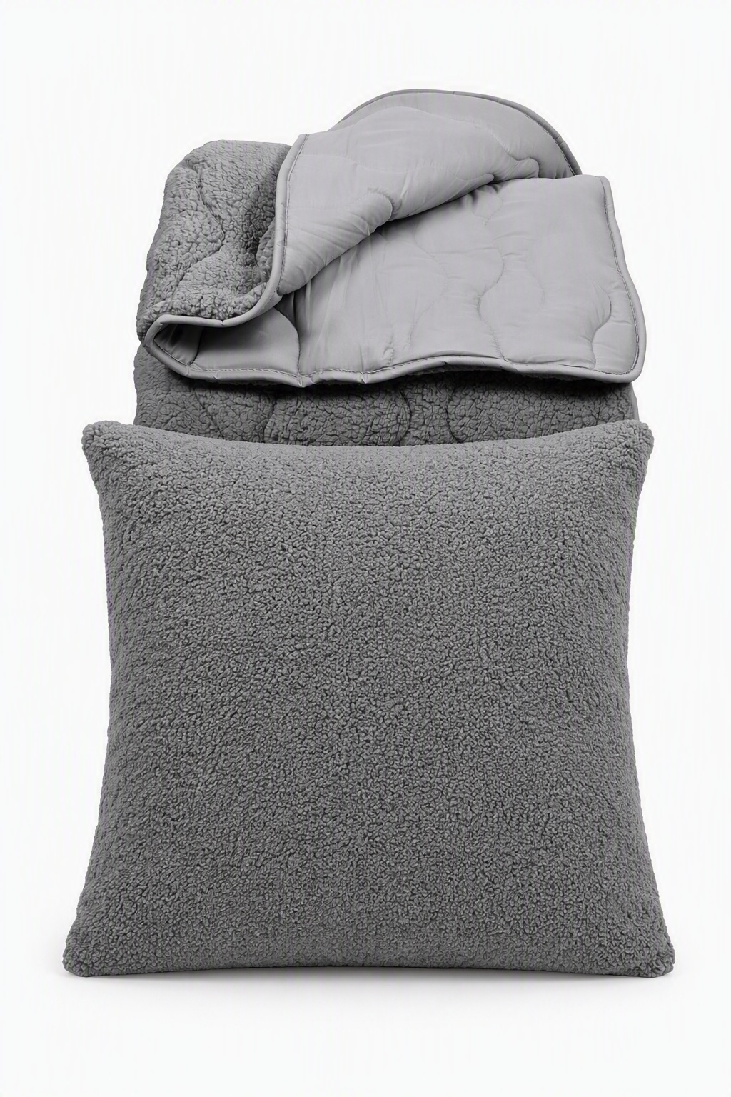 OTTO home Microfaserkissen »Elvia, Teddy Plüsch Kissen« Füllung: Polyester Bezug: Polyester 1 Stk. tlg. in 40x80 & 80x80 cm erhältlich