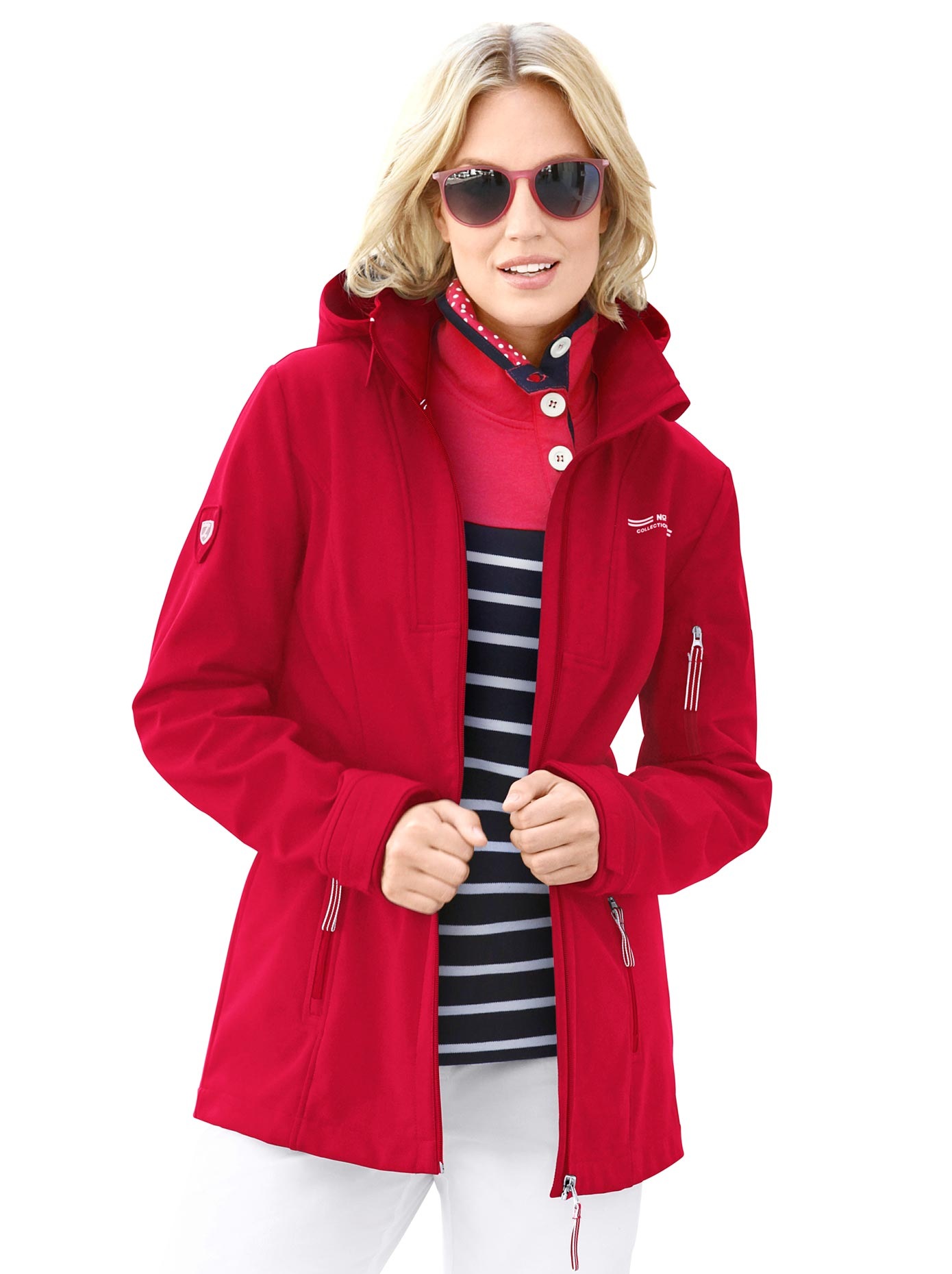 Softshelljacke mit Fleece gefüttert