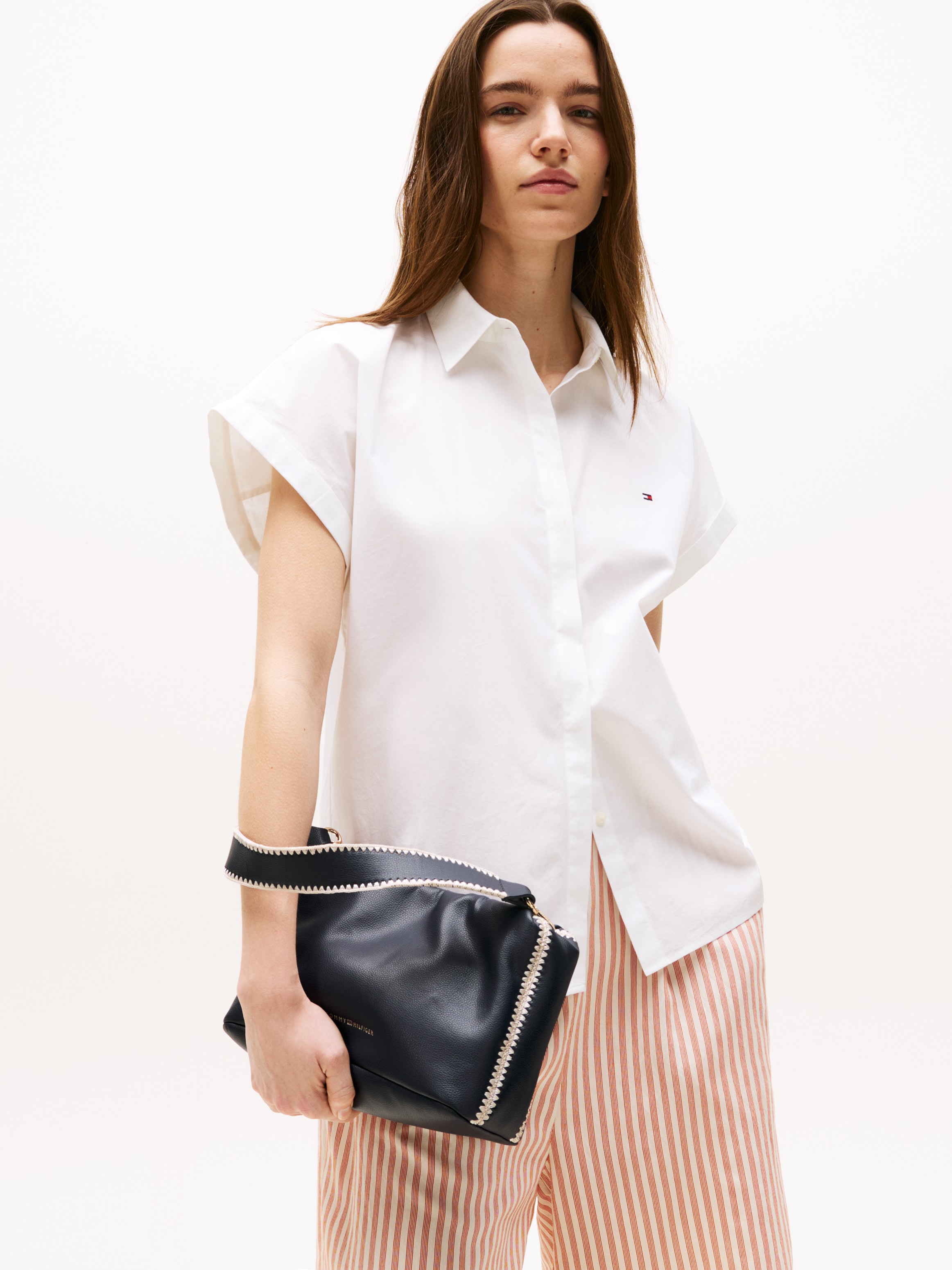 Tommy Hilfiger Schultertasche »TH SOFT SUMMER MINI BUCKET« , Damen Umhängetasche, Minibag, Clutch mit abnehmbarem Umhängeriemen