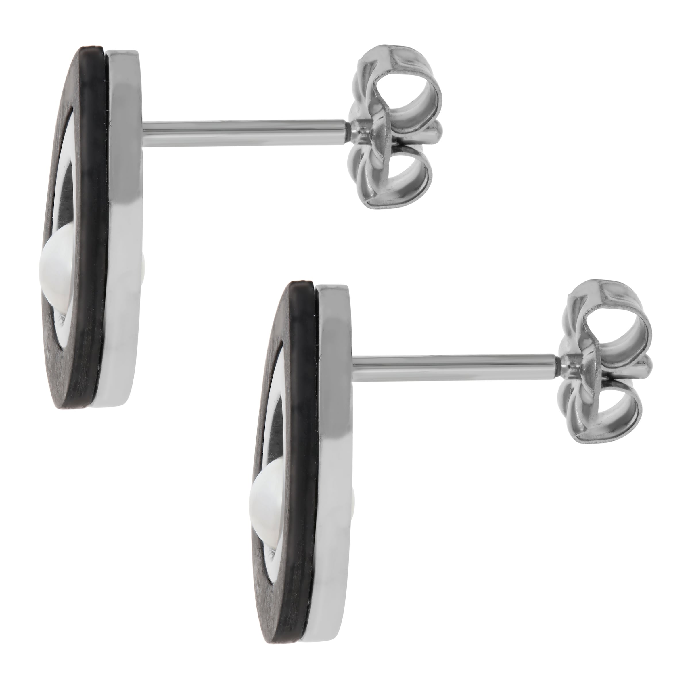 TITANIA Paar Ohrstecker »Titanohrstecker« mit Perlen