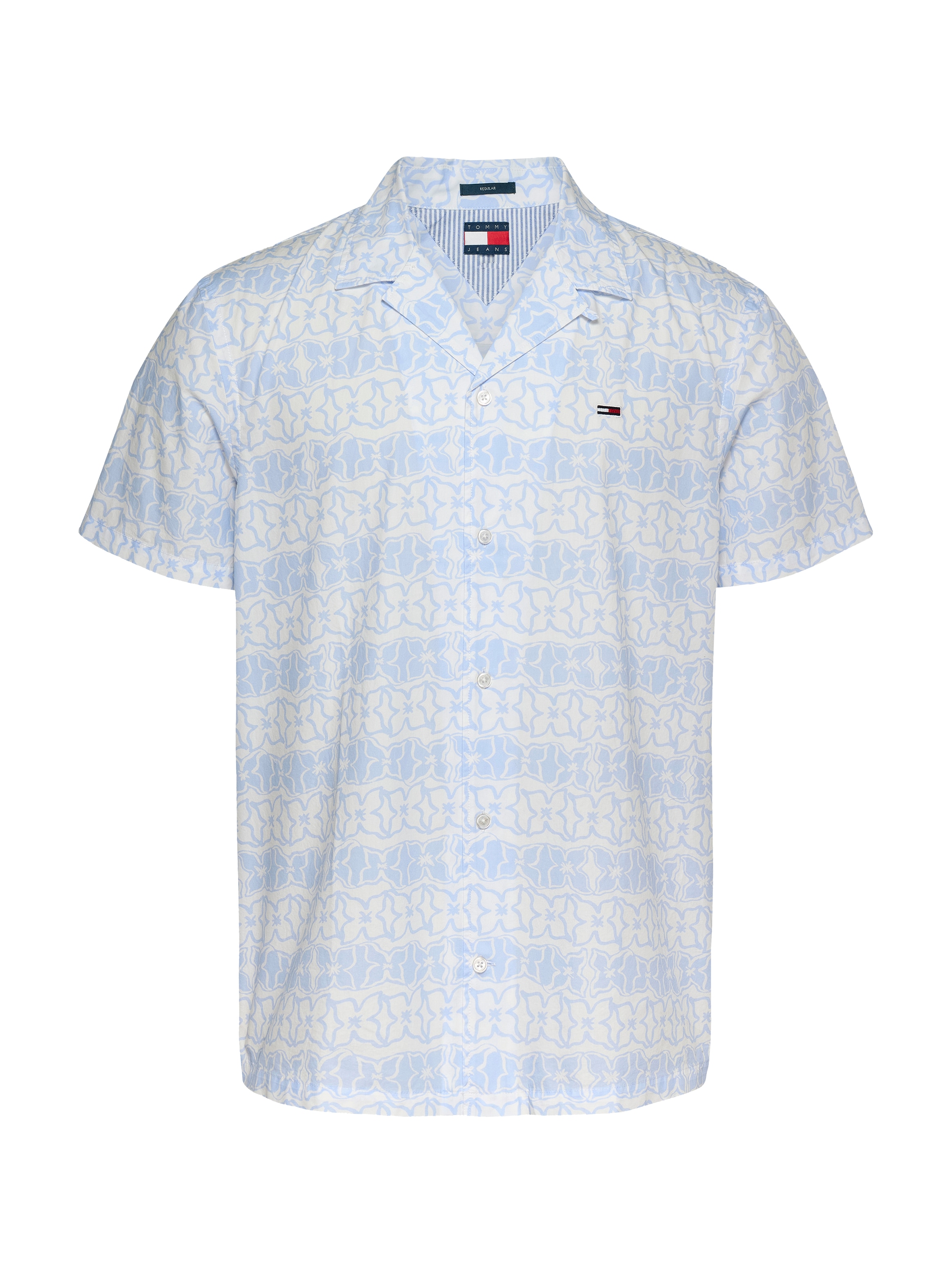 Tommy Jeans Kurzarmhemd »TJM REG AOP SS SHIRT EXT«, mit sommerlichen Print