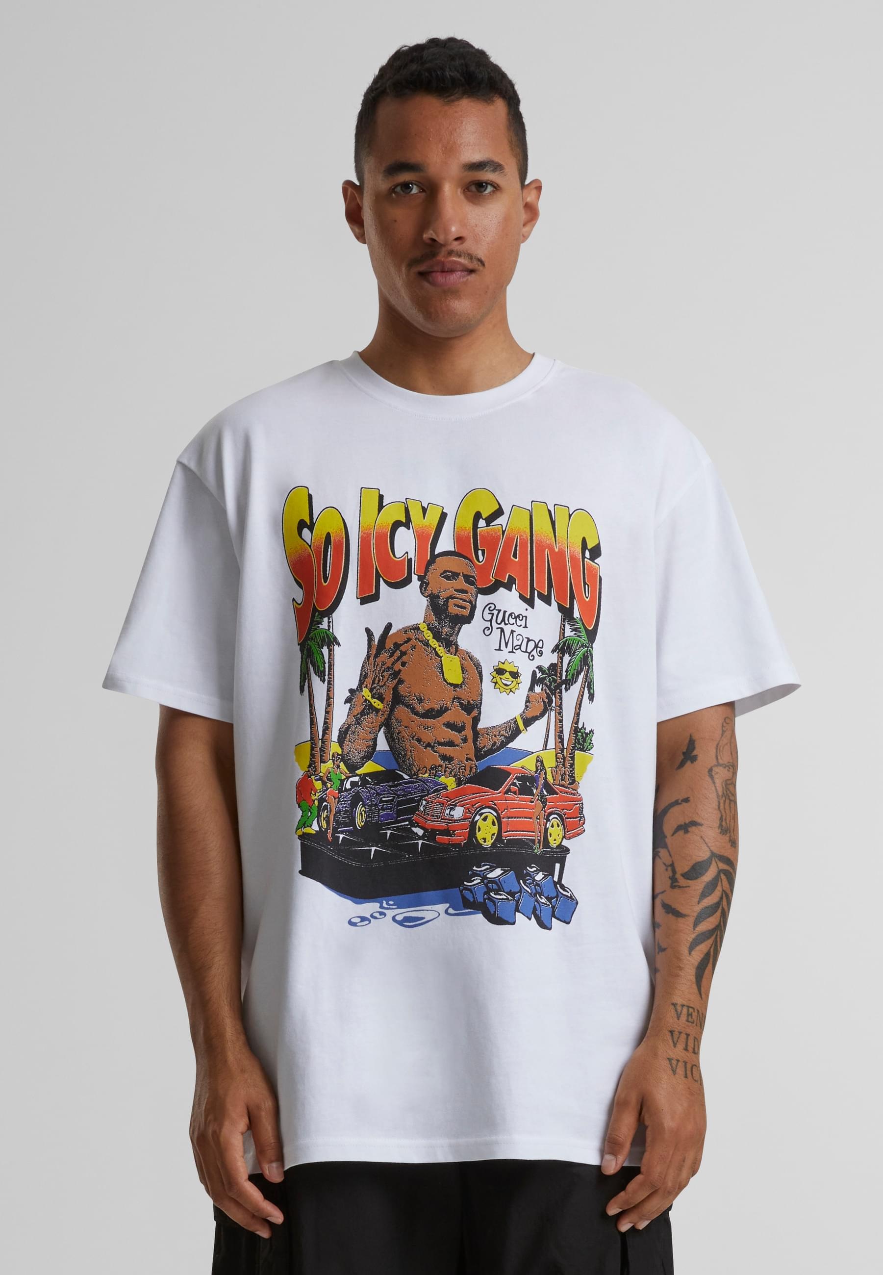 MisterTee T-Shirt »MisterTee Gucci Mane So Icy Oversize Tee« 1 Stk. tlg.