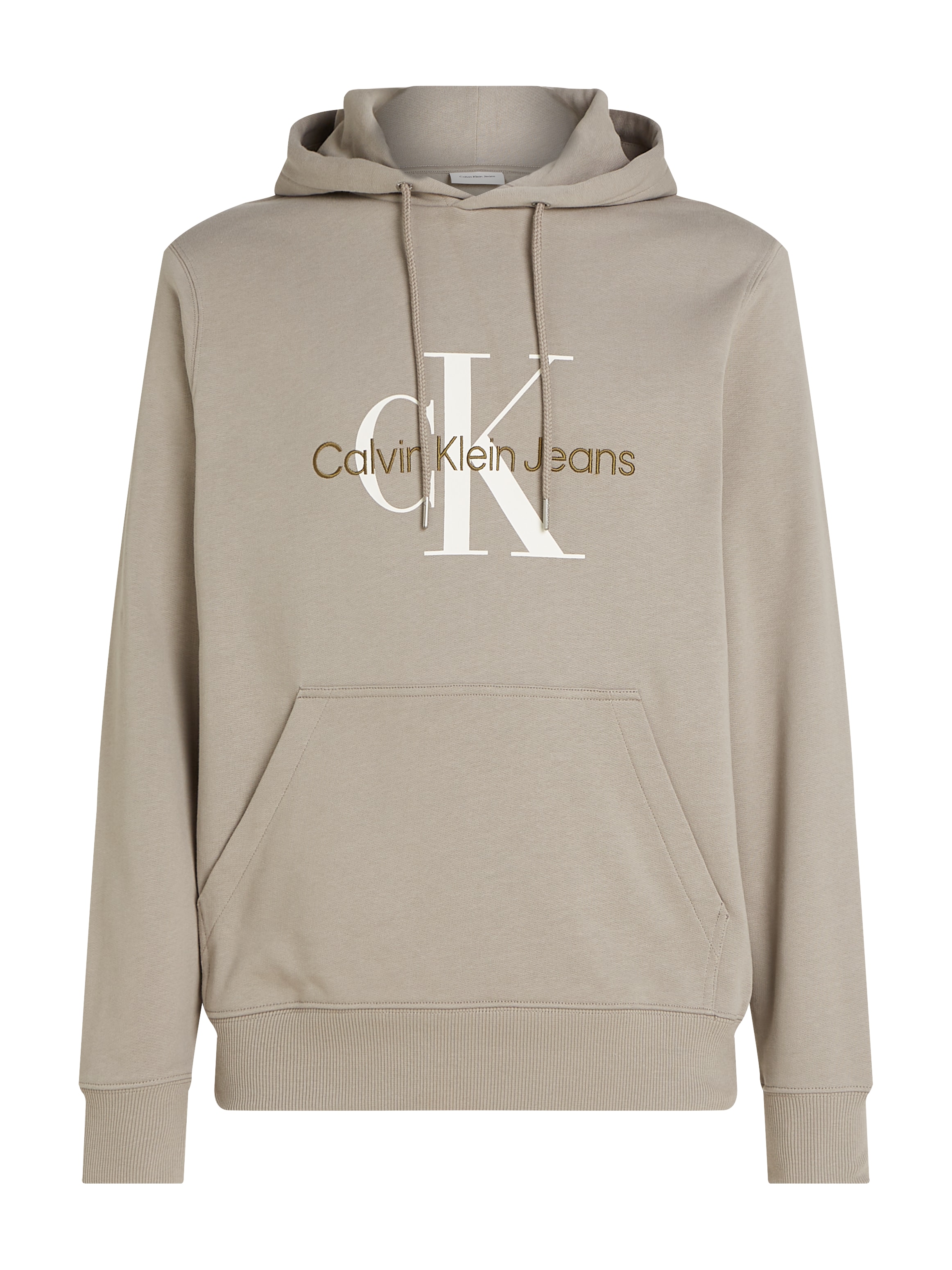 Calvin Klein Jeans Kapuzensweatshirt »SEASONAL MONOLOGO REGULAR HOODIE«, mit Logodruck und Stickerei