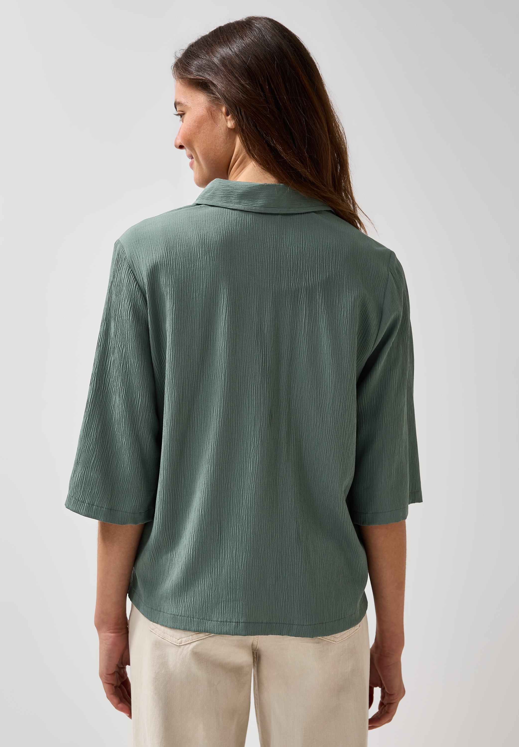 Cecil Hemdbluse, mit Struktur und Knopfleiste