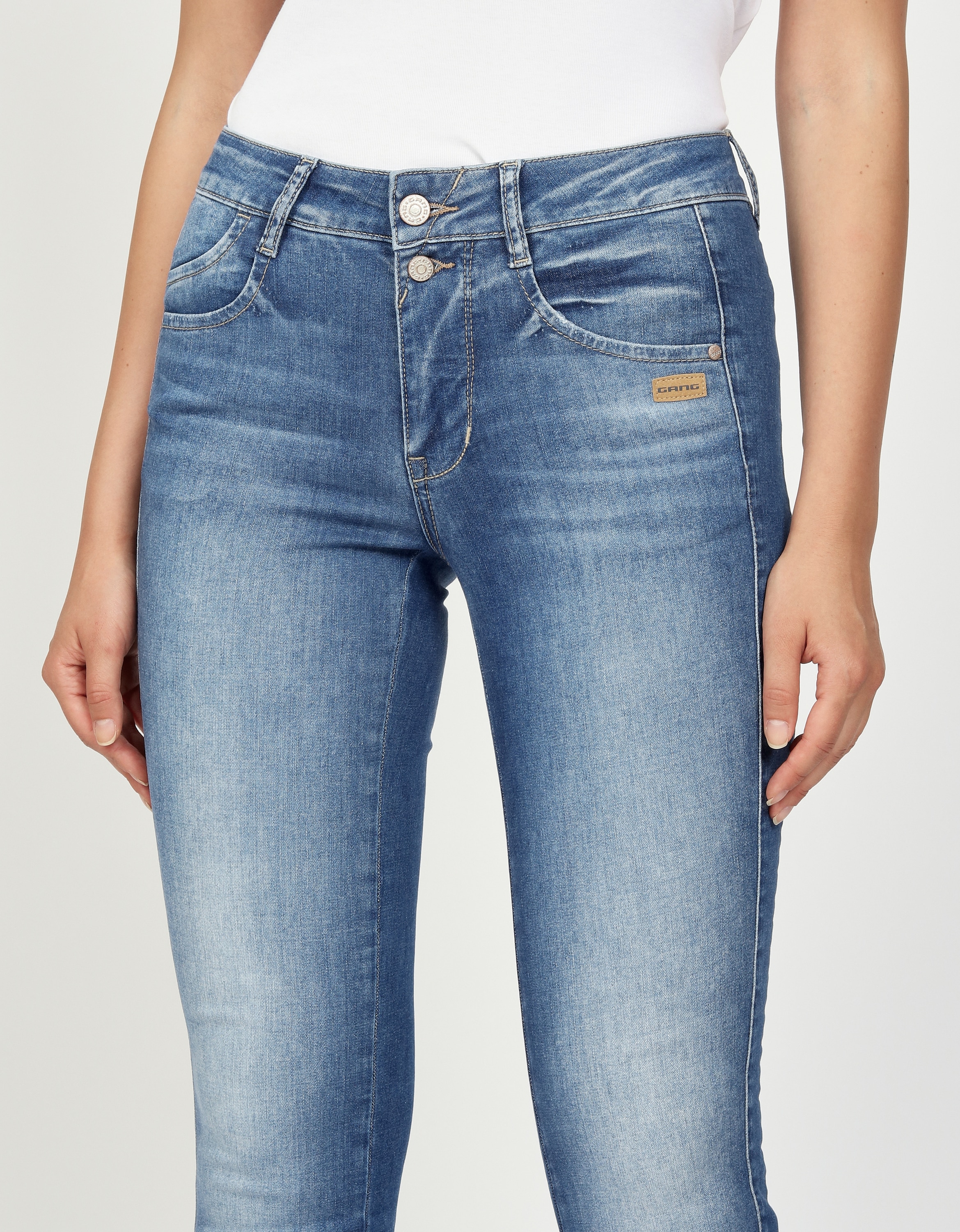 GANG Slim-fit-Jeans »GANG Jeans Slim Fit 94SANA CROPPED«