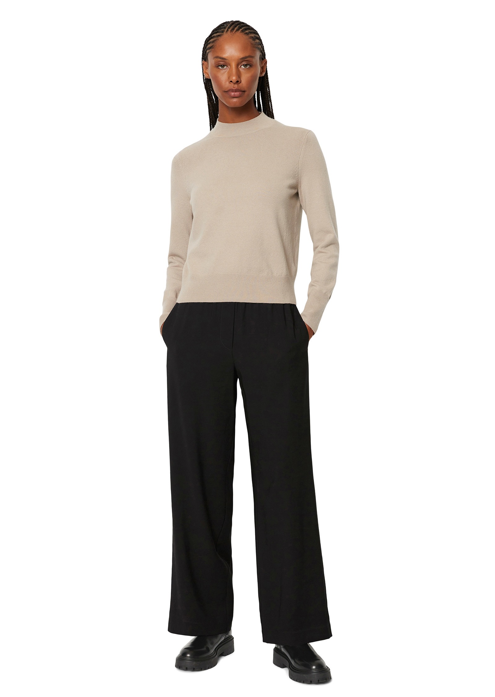 Marc O'Polo Strickpullover »aus Cotton Wool Stretch«