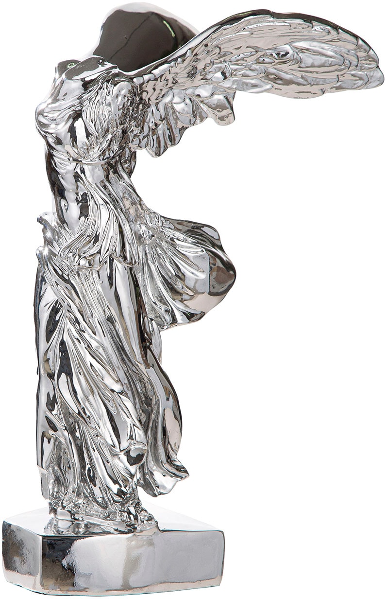 GILDE Dekofigur "Skulptur Engel David silberfarben H. 33 cm" günstig online kaufen