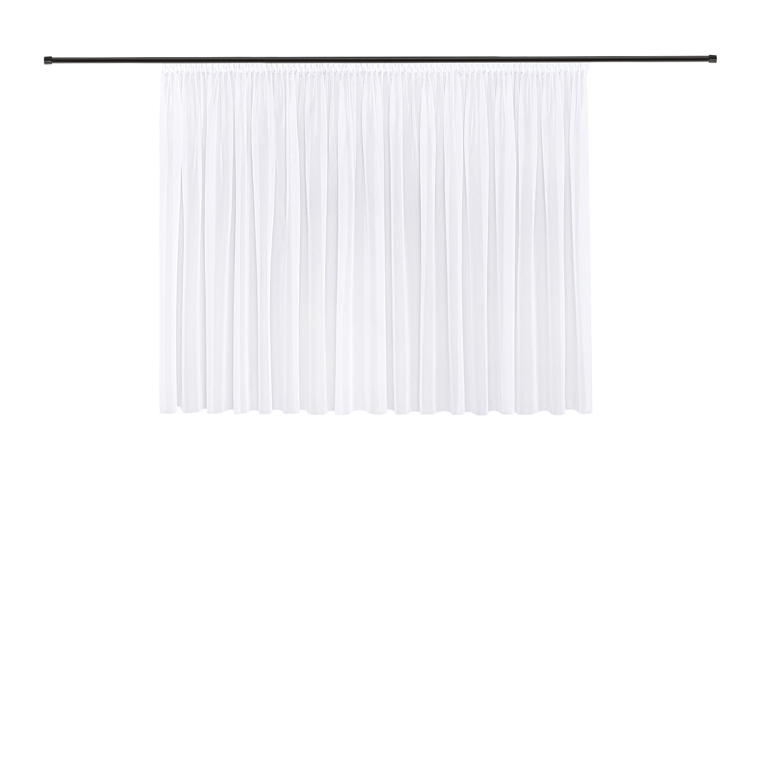 Gerster Gardine "Martina" Smokband 1 Stk. tlg. Pflegeleichte Effekt-Voile-W günstig online kaufen