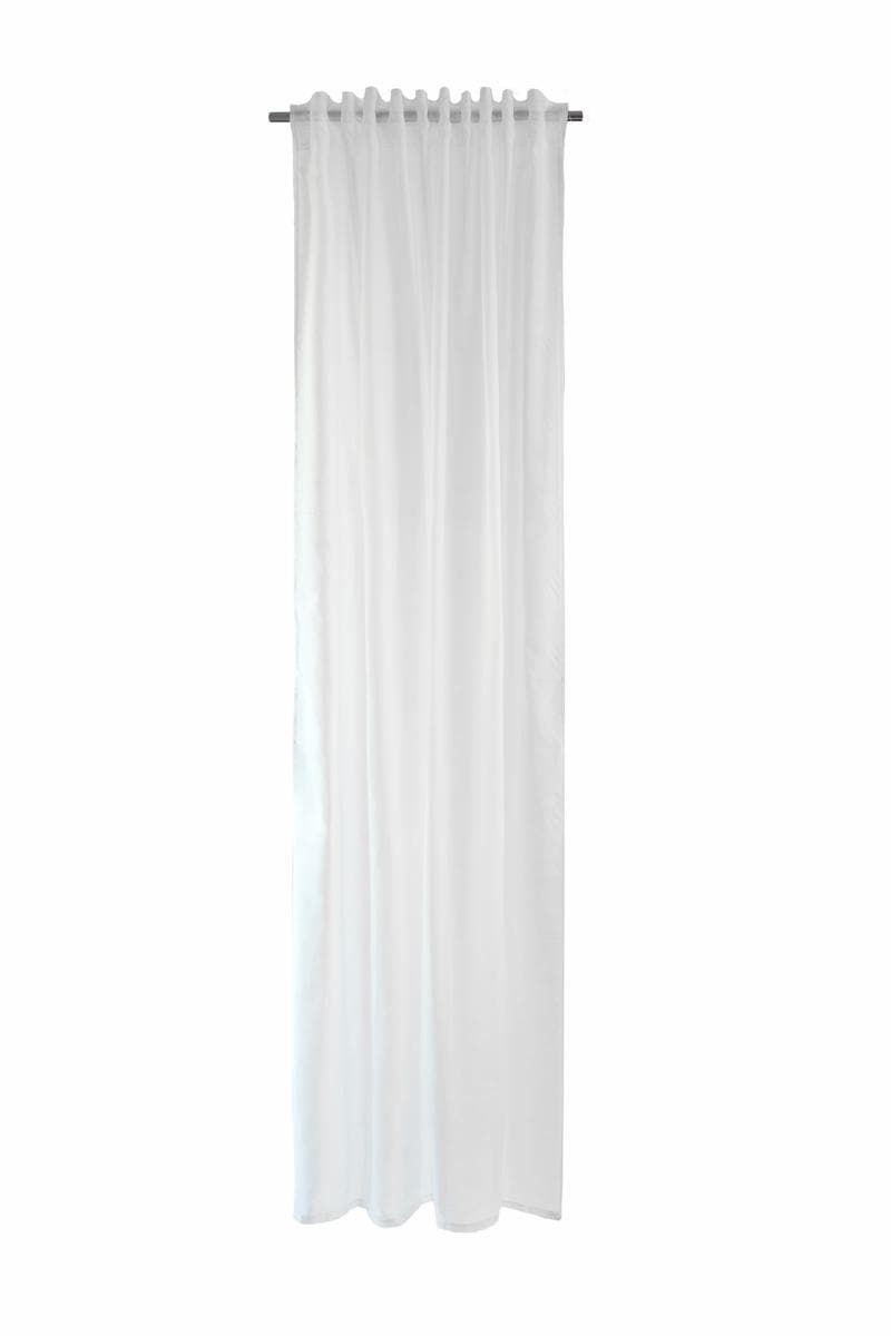 HOMING Gardine »Lisa«, (1 St.), uni, Wohnzimmer, Schlafzimmer, transparent