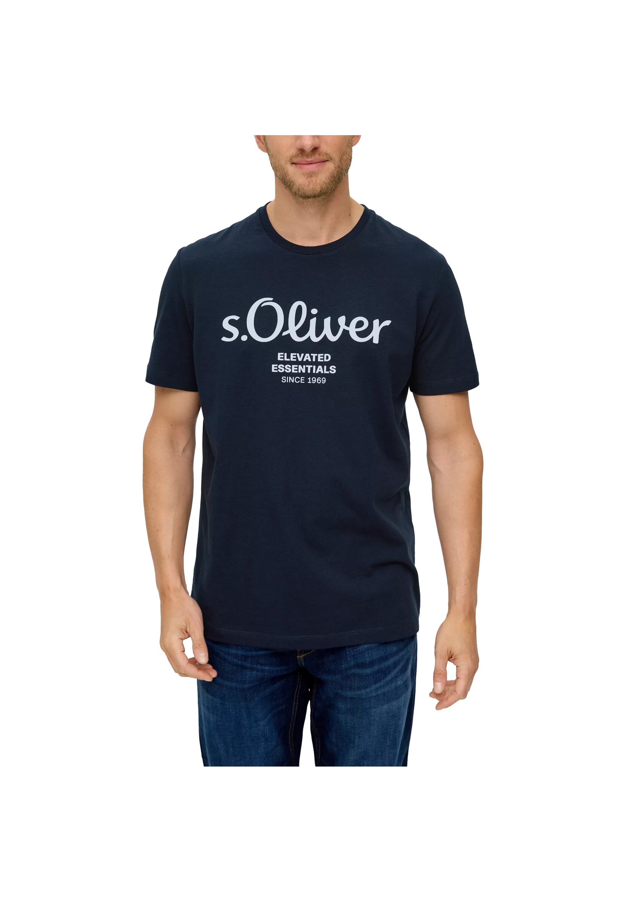 s.Oliver T-Shirt "T-Shirt Logo T-Shirt 1er Pack" günstig online kaufen