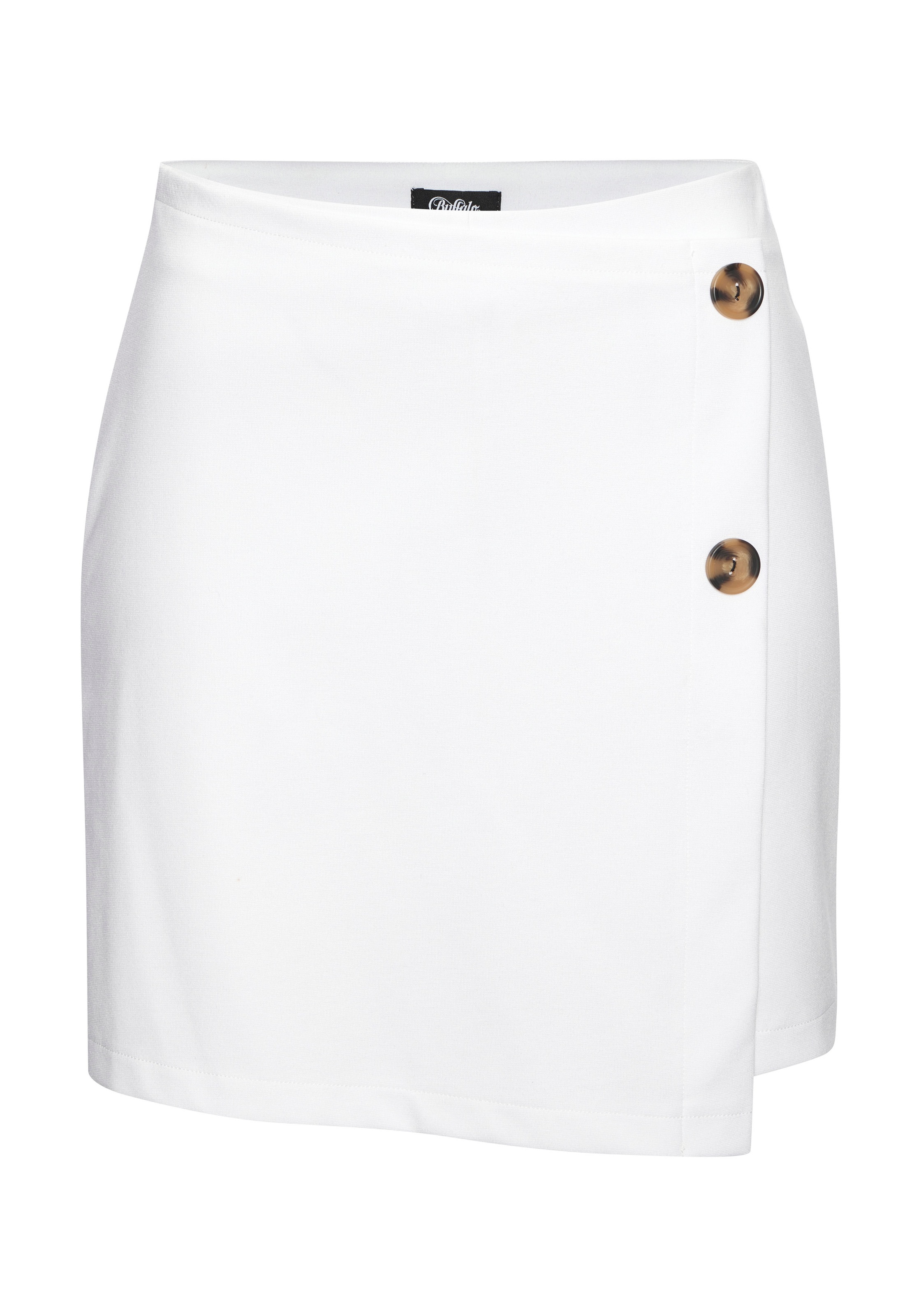 Buffalo Hosenrock, in Wickeloptik mit Zierknöpfen, Skort, casual-chic, eleg günstig online kaufen