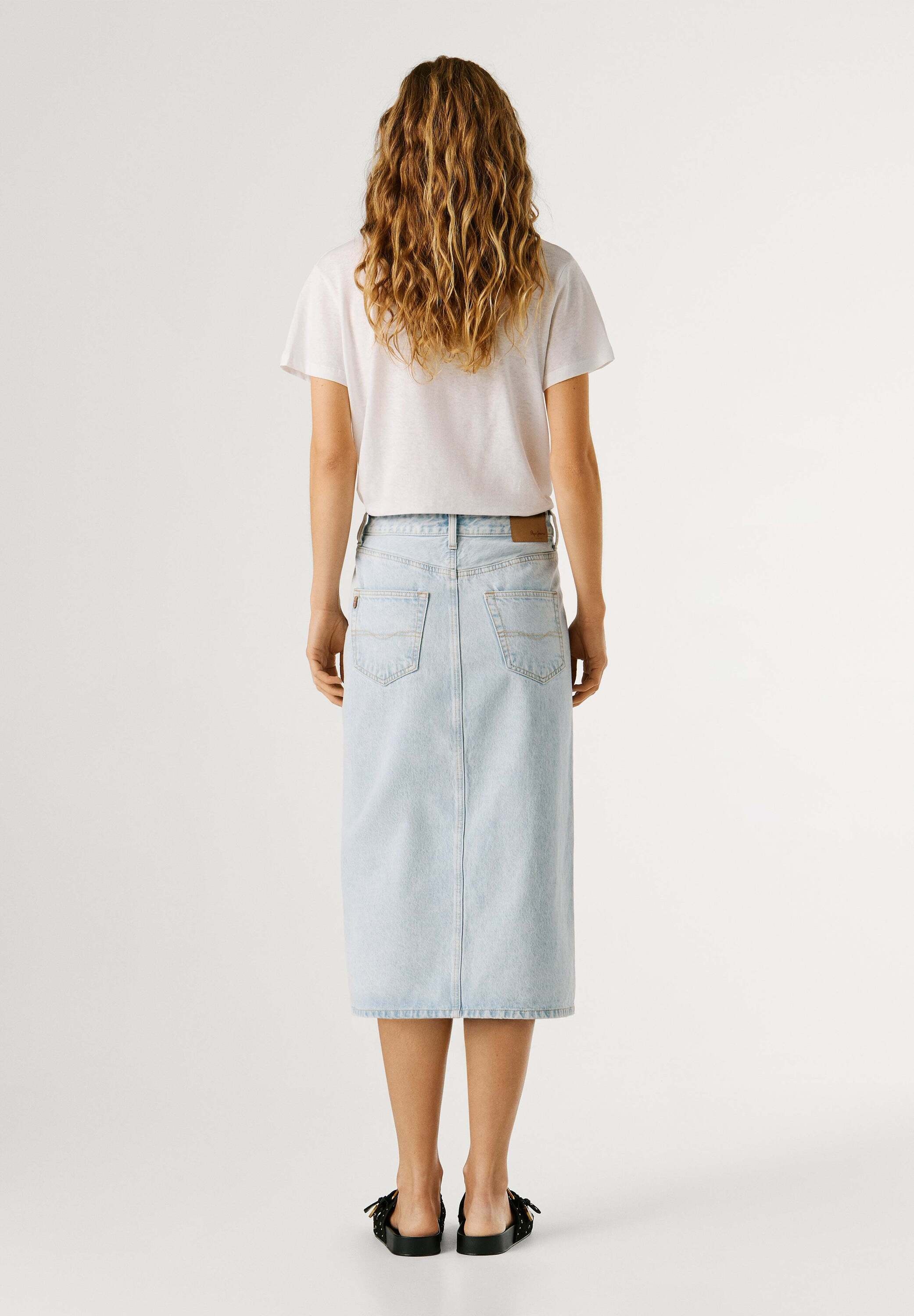 Pepe Jeans A-Linien-Rock »skirt MIDI SKIRT HW NIKITA«