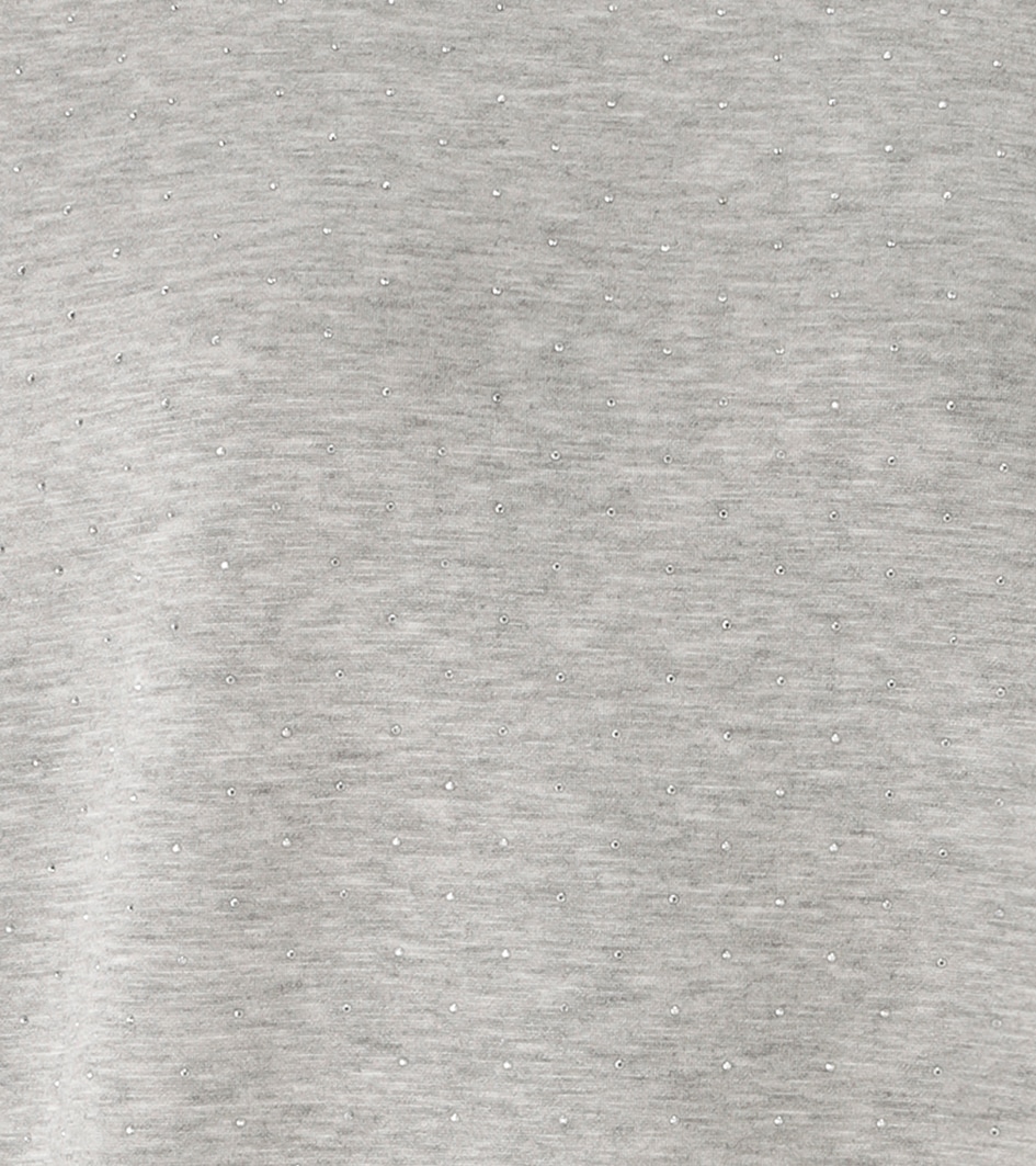 Aniston CASUAL Sweatshirt , allover mit kleinen Glitzersteinchen Verziert - NEUE KOLLEKTION
