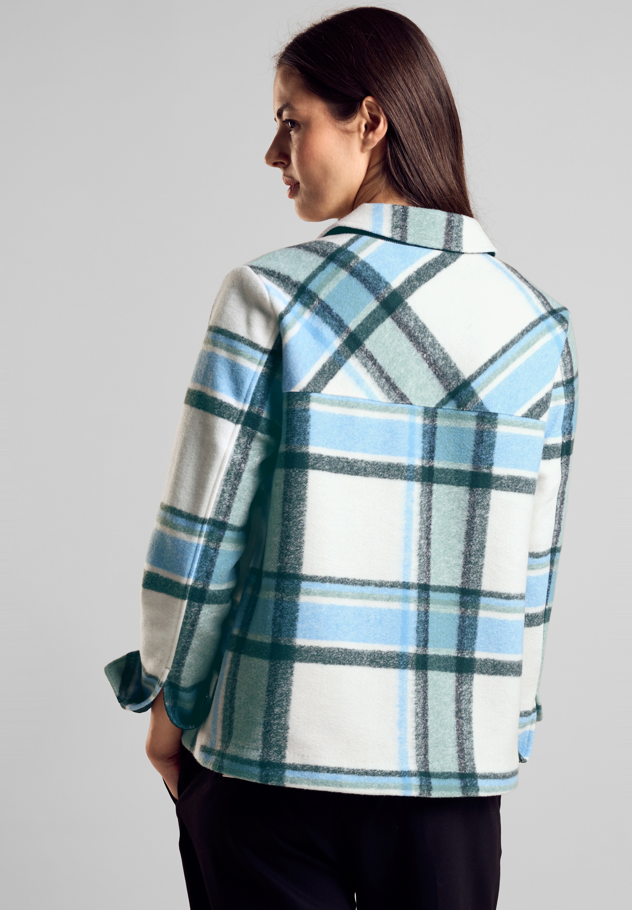 STREET ONE Kurzjacke, ohne Kapuze, mit Knopfleiste