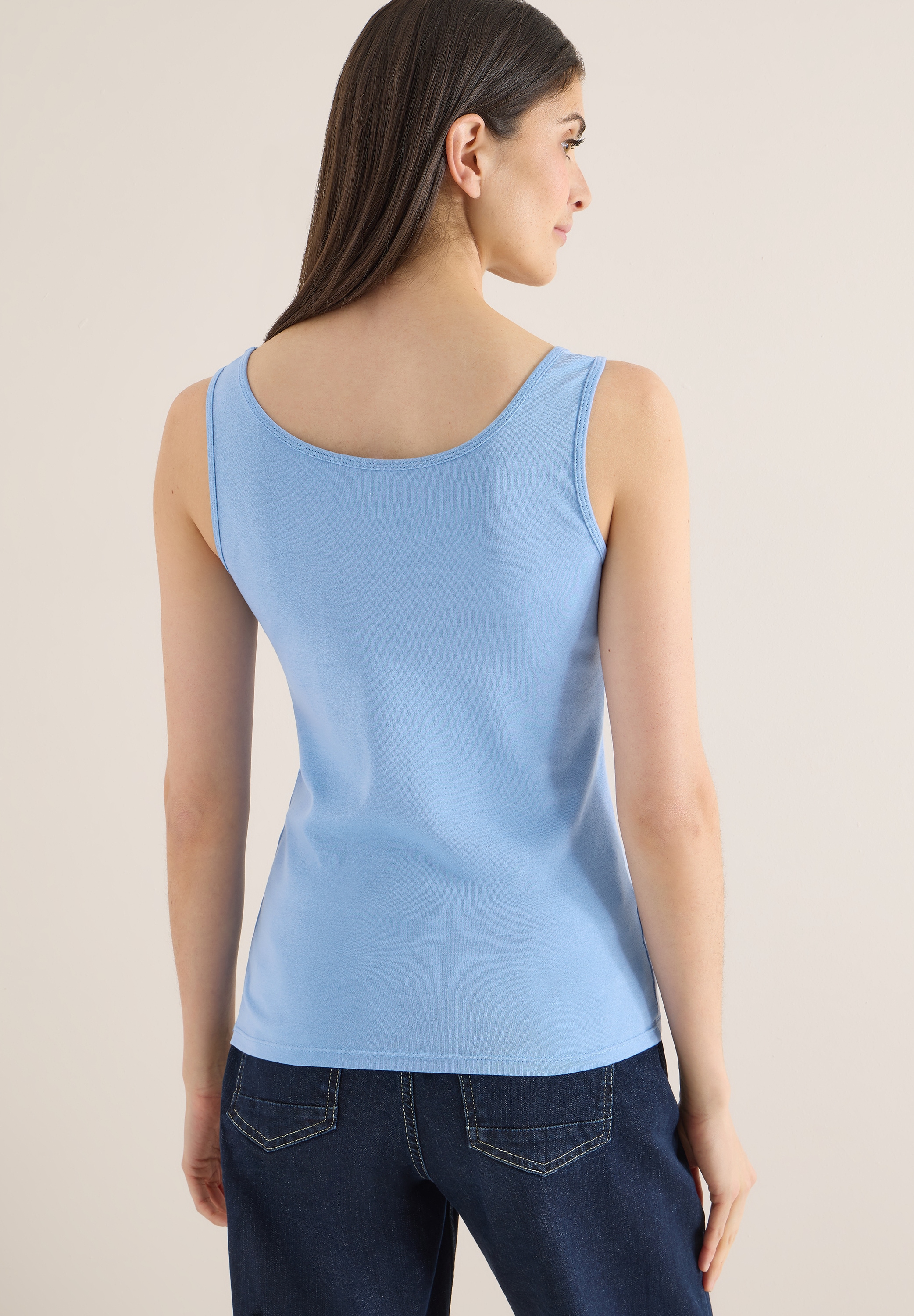 Cecil Shirttop »Style Linda« in Unifarbe