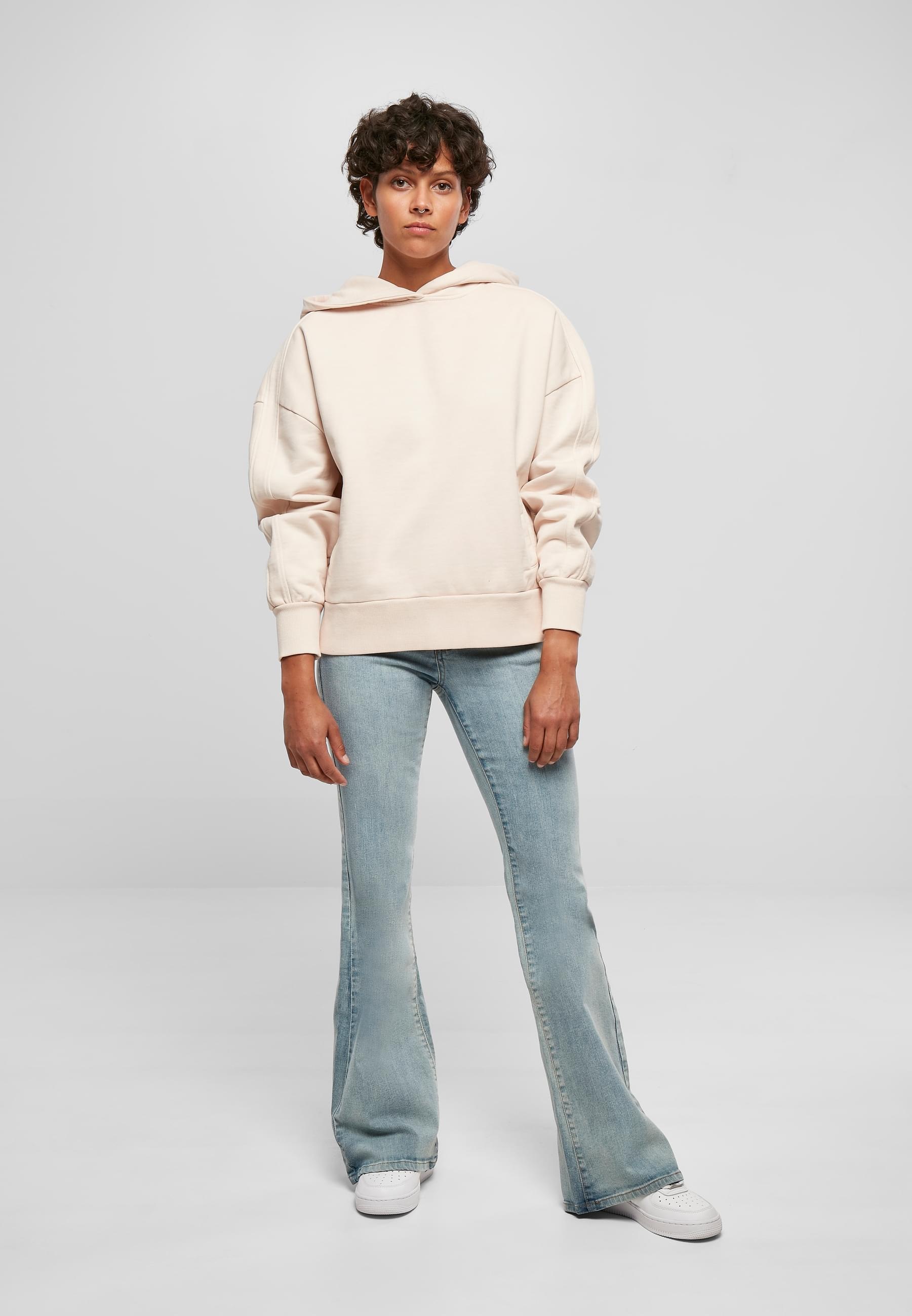 URBAN CLASSICS Kapuzenpullover »Urban Classics Damen Ladies Heavy Terry Garment Dye Hoody«, (1 tlg.)